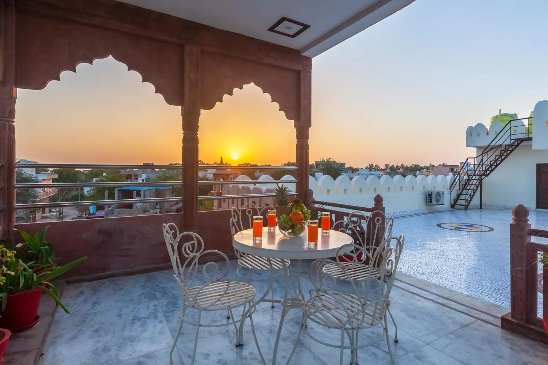 Balcony/Terrace in Sunset Escape by VEO - Part of StayVista