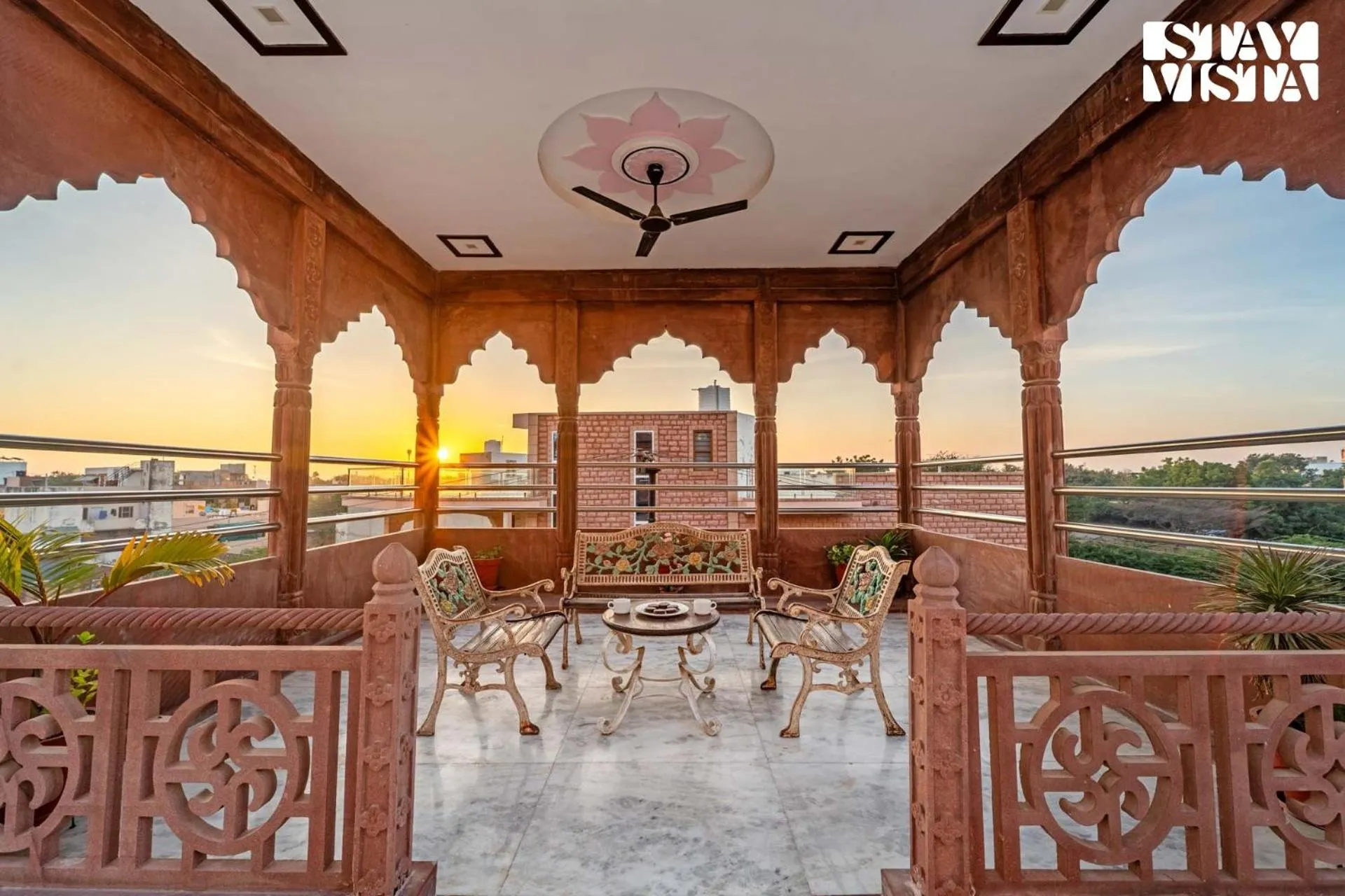 Patio in Sunset Escape by VEO - Part of StayVista