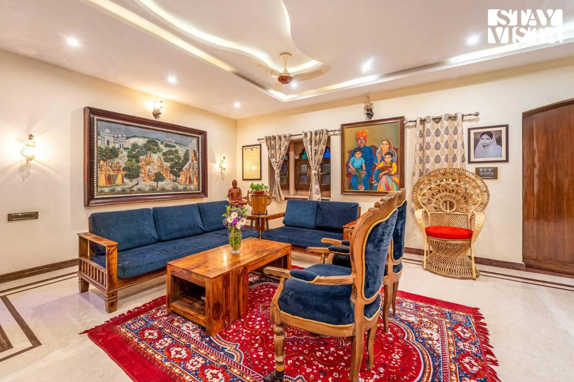 Living room in Sunset Escape by VEO - Part of StayVista