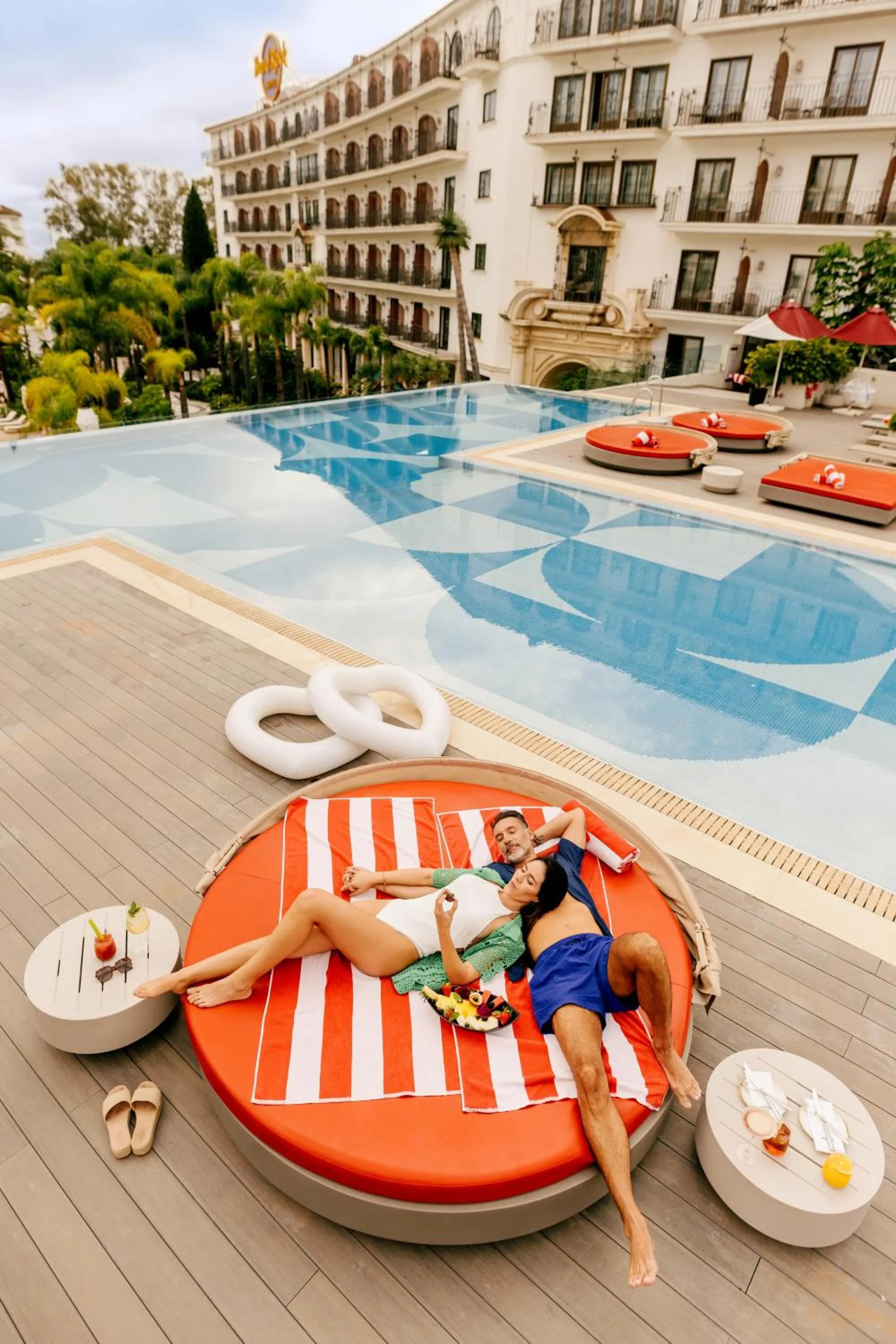 Pool view in Hard Rock Hotel Marbella - Puerto Banús