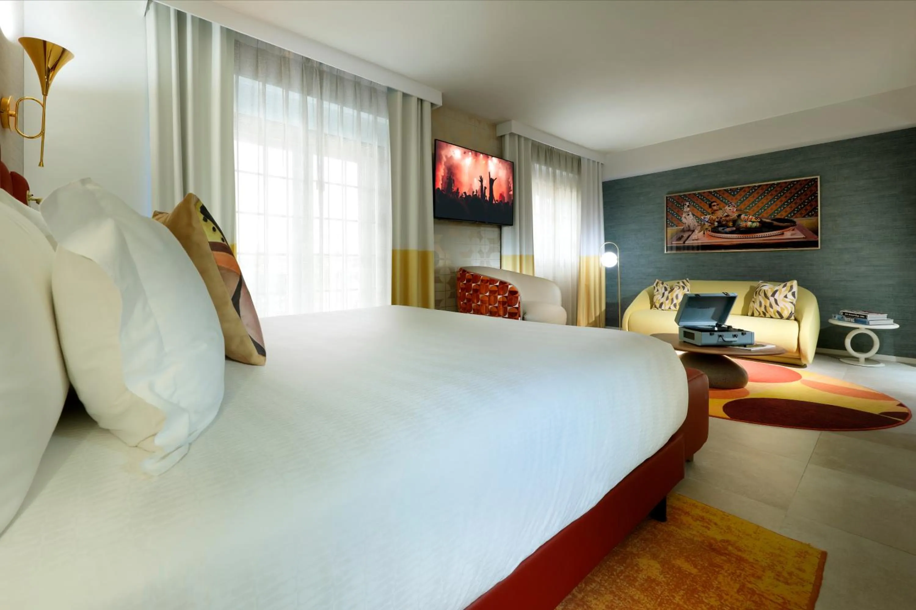 Bed in Hard Rock Hotel Marbella - Puerto Banús