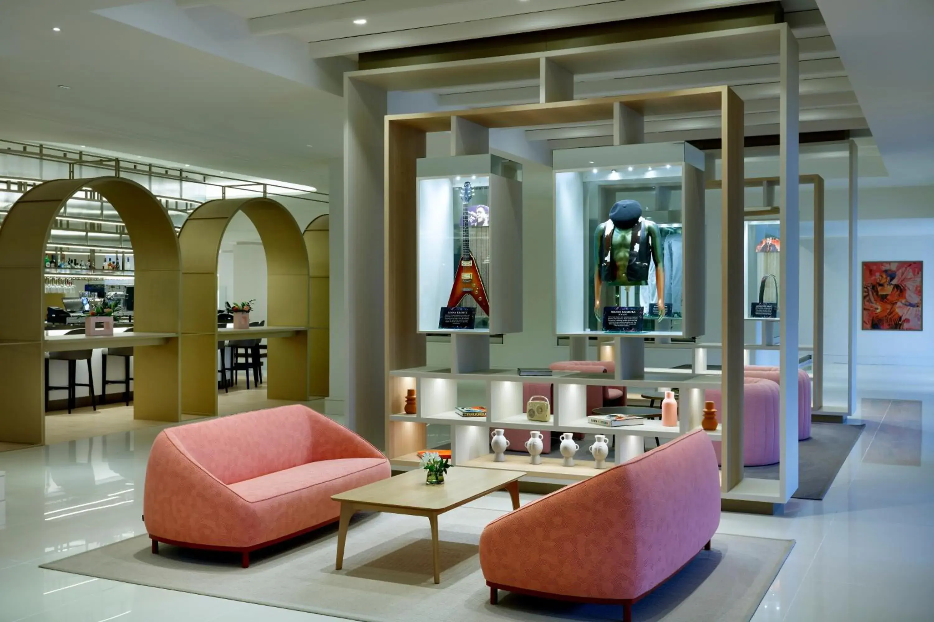 Lobby or reception in Hard Rock Hotel Marbella - Puerto Banús Lobby or reception in Hard Rock Hotel Marbella - Puerto Banús