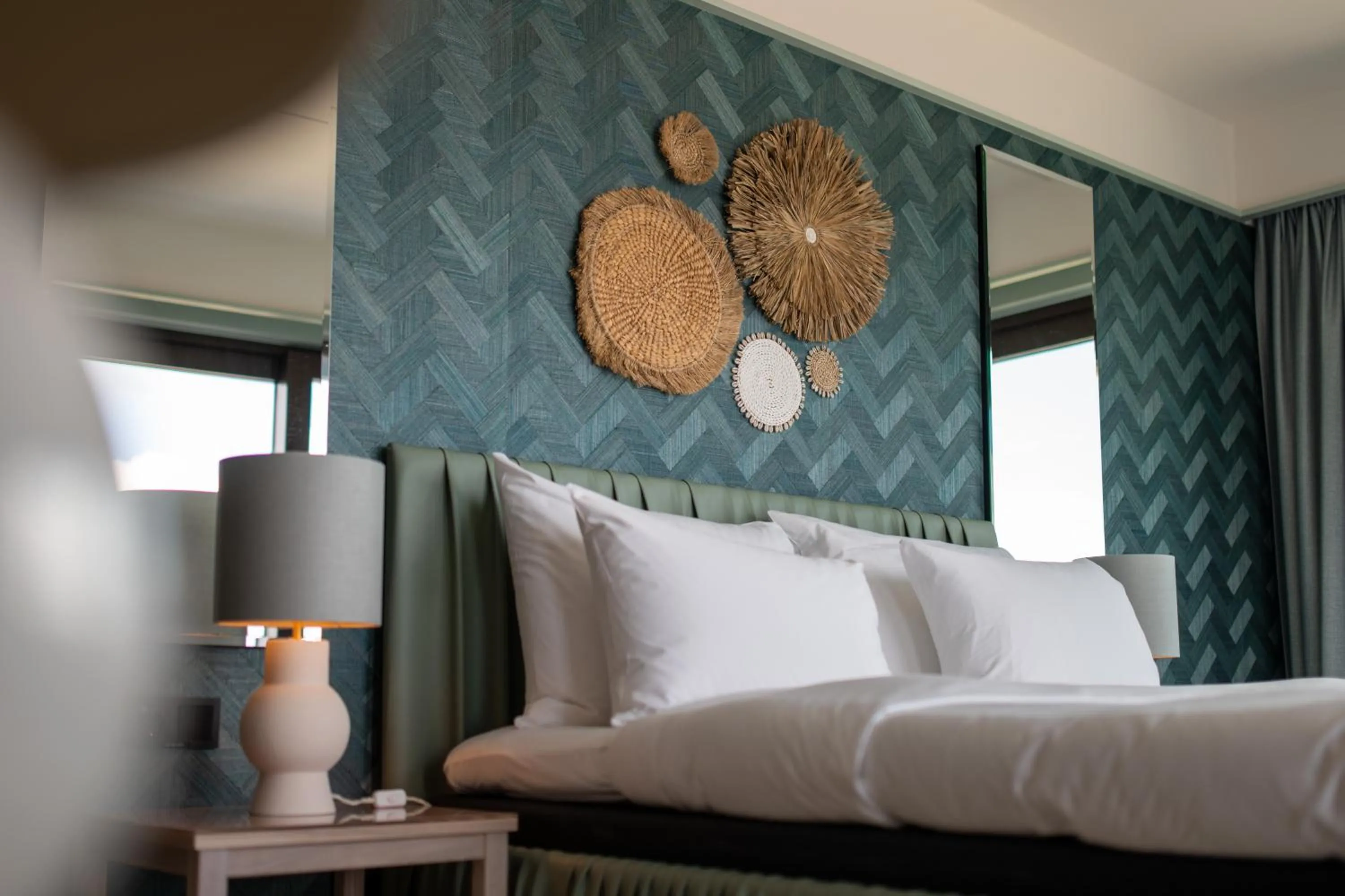 Bed in Hotel Riviera