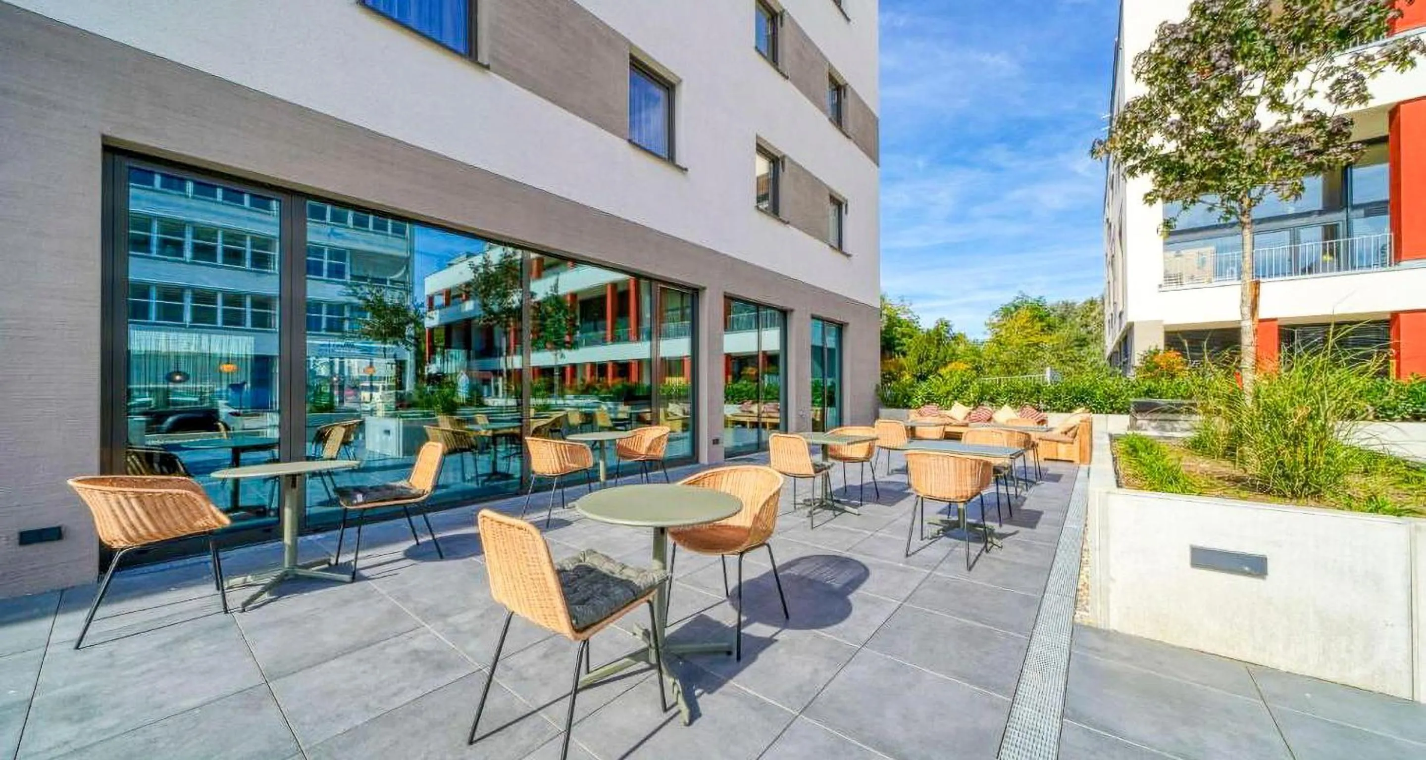 Balcony/Terrace in PLAZA INN Ulm