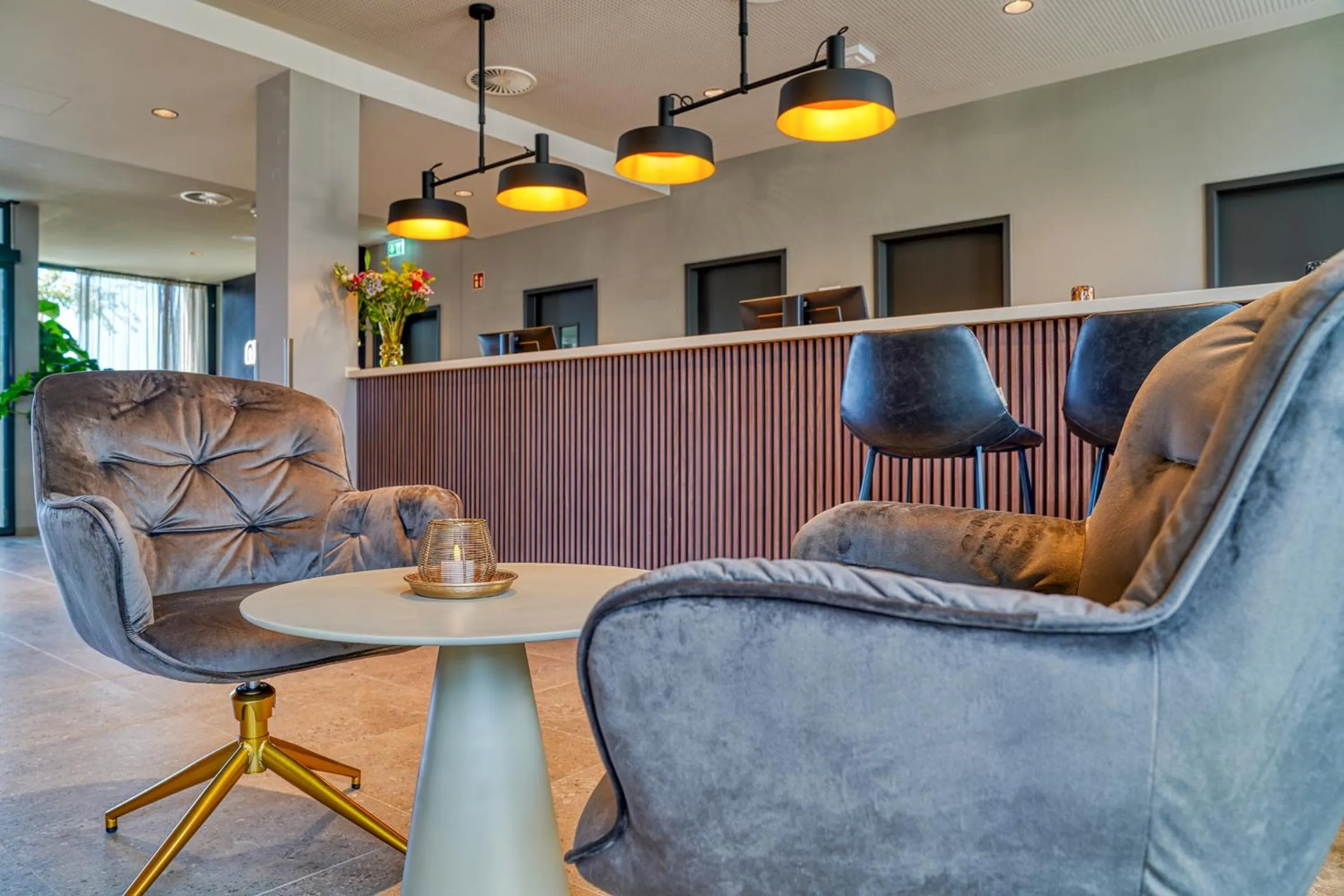 Lobby or reception in PLAZA INN Ulm