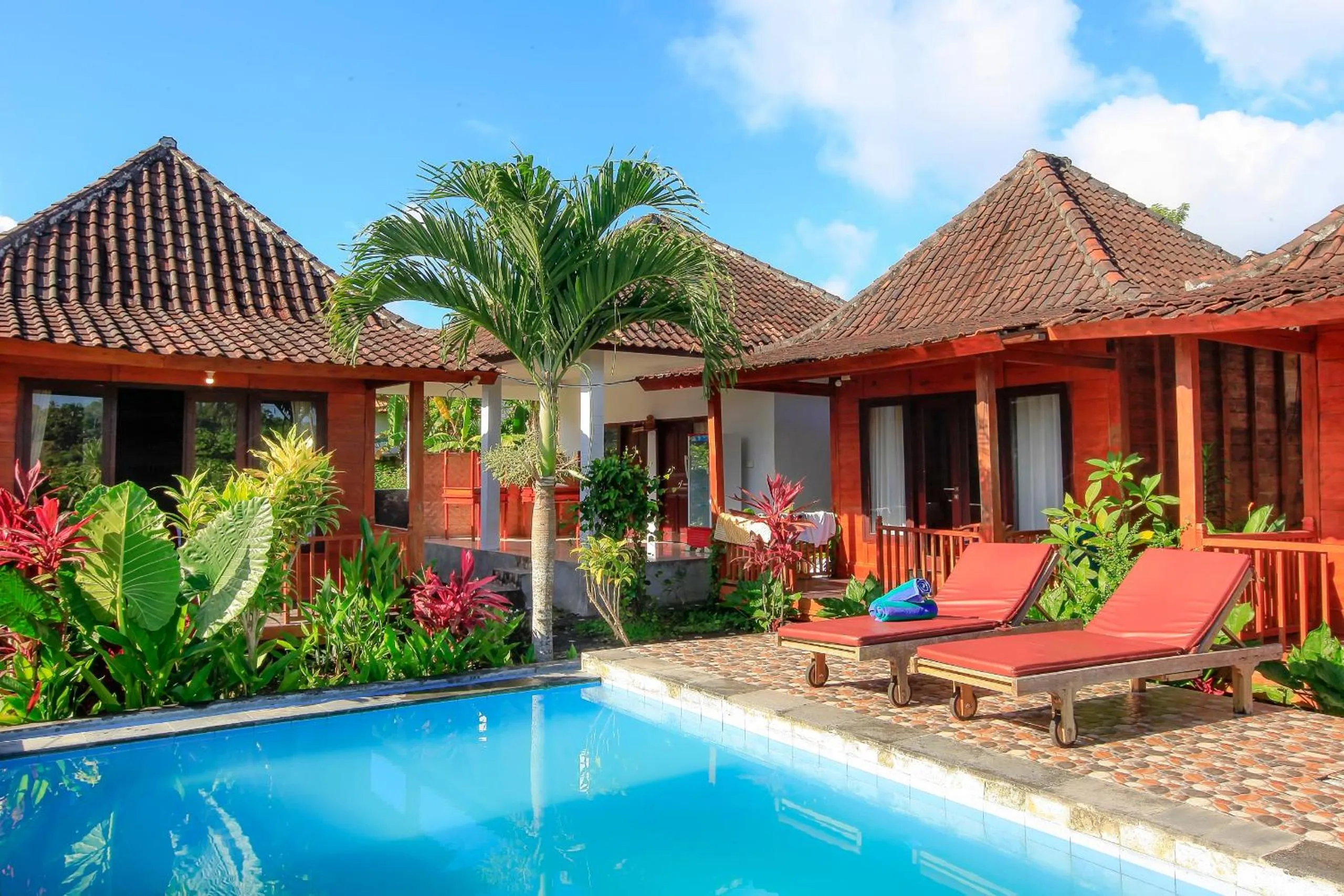 Pool view in THE DARA HILL