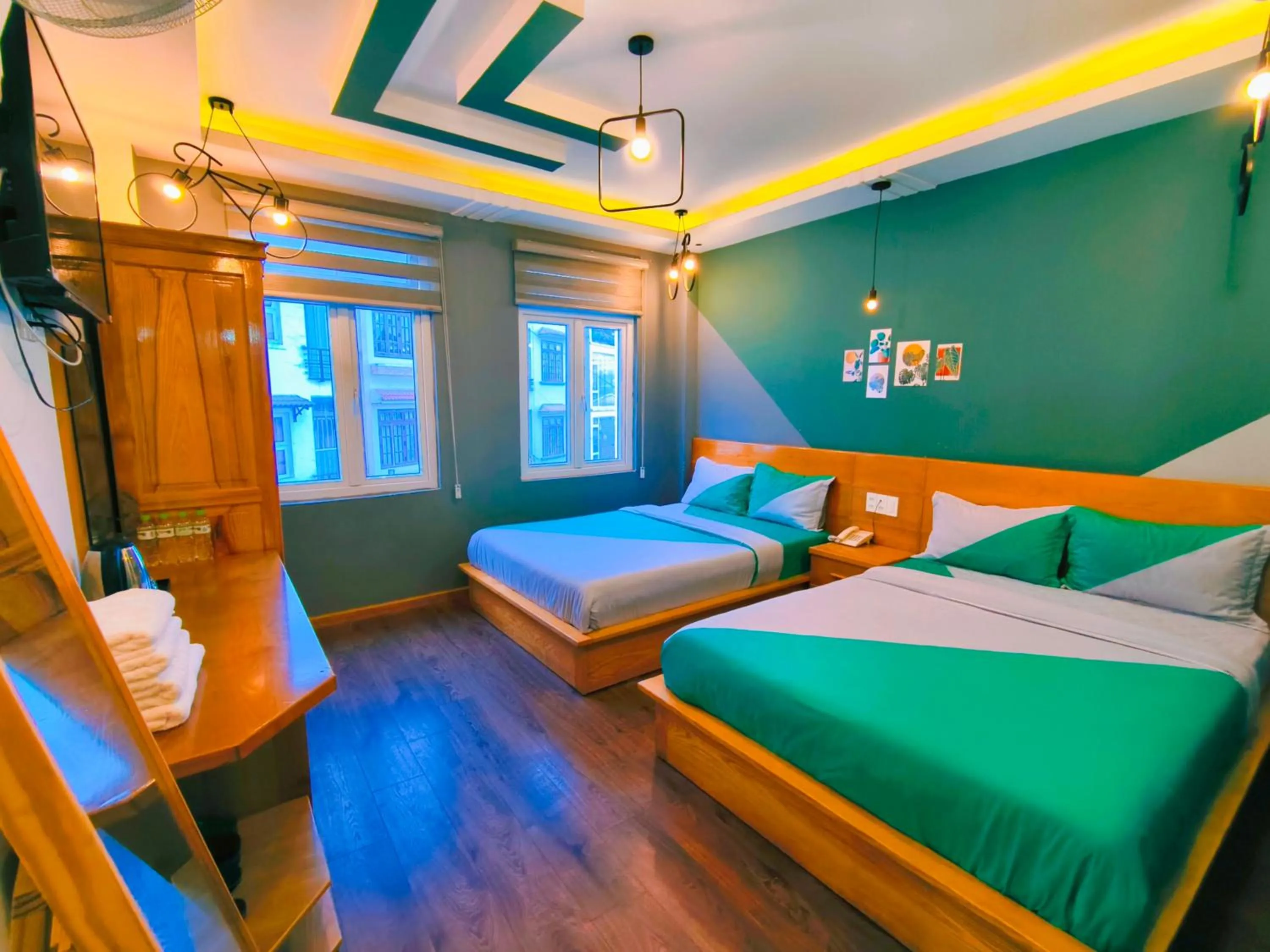 Bed in Bống Stay