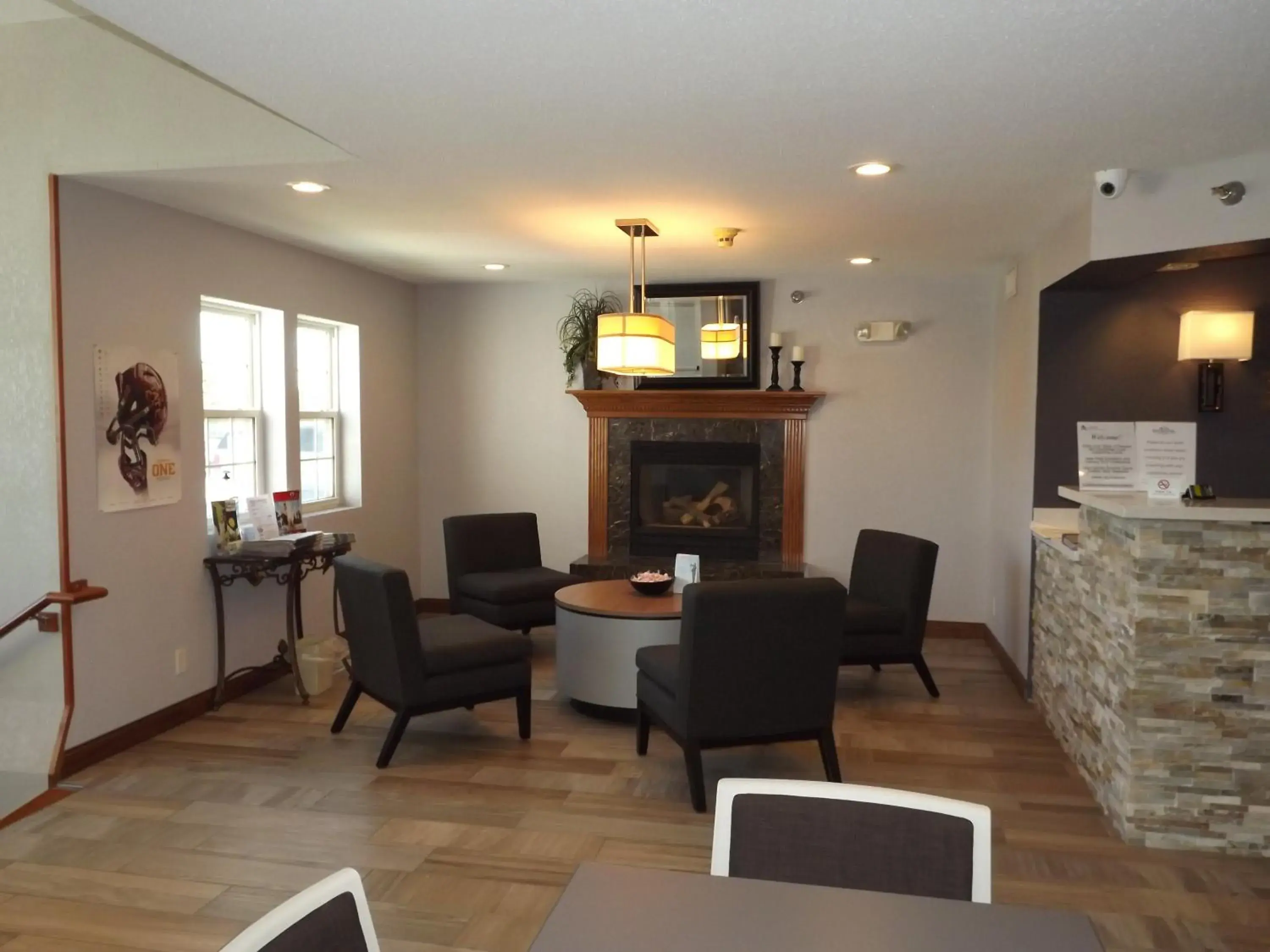 Lobby or reception in MICROTEL Inn and Suites - Ames Lobby or reception in MICROTEL Inn and Suites - Ames