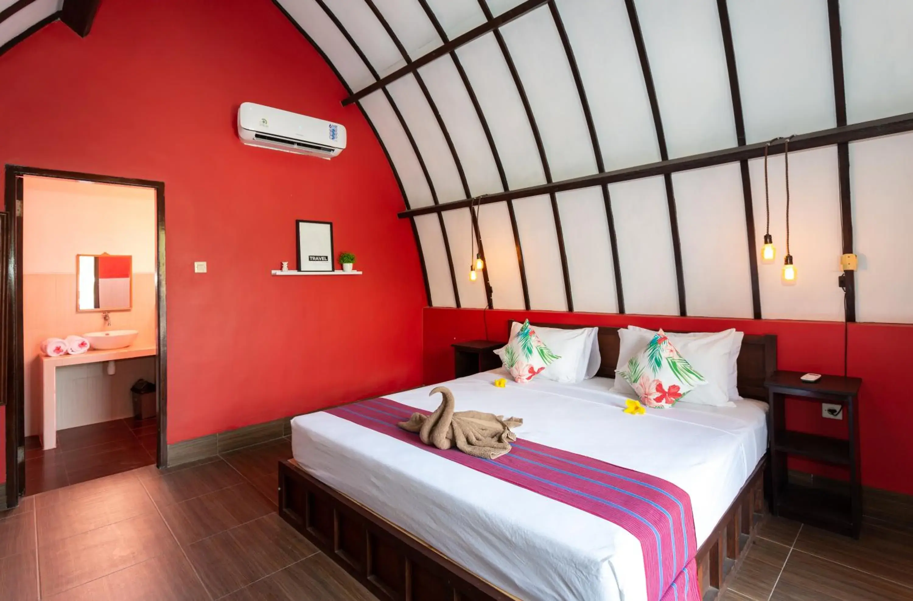 Bedroom, Bed in Kidi's Lodge Gilitrawangan Bedroom, Bed in Kidi's Lodge Gilitrawangan