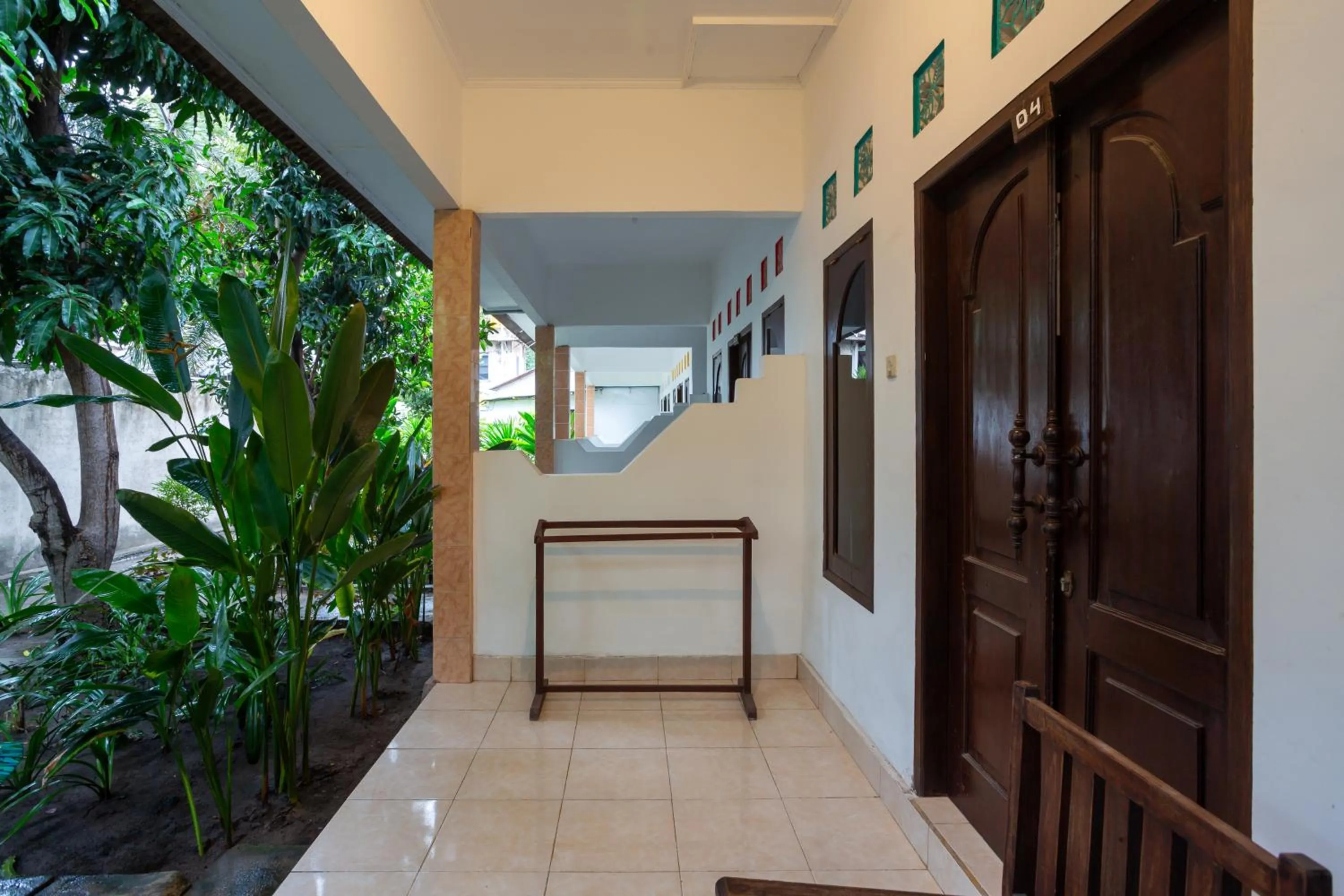 Balcony/Terrace in Kidi's Lodge Gilitrawangan