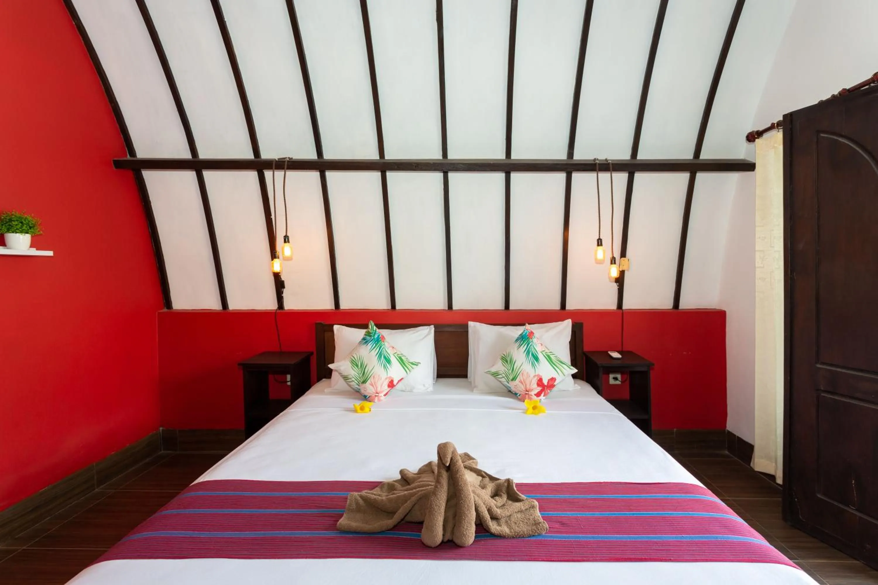 Bedroom, Bed in Kidi's Lodge Gilitrawangan