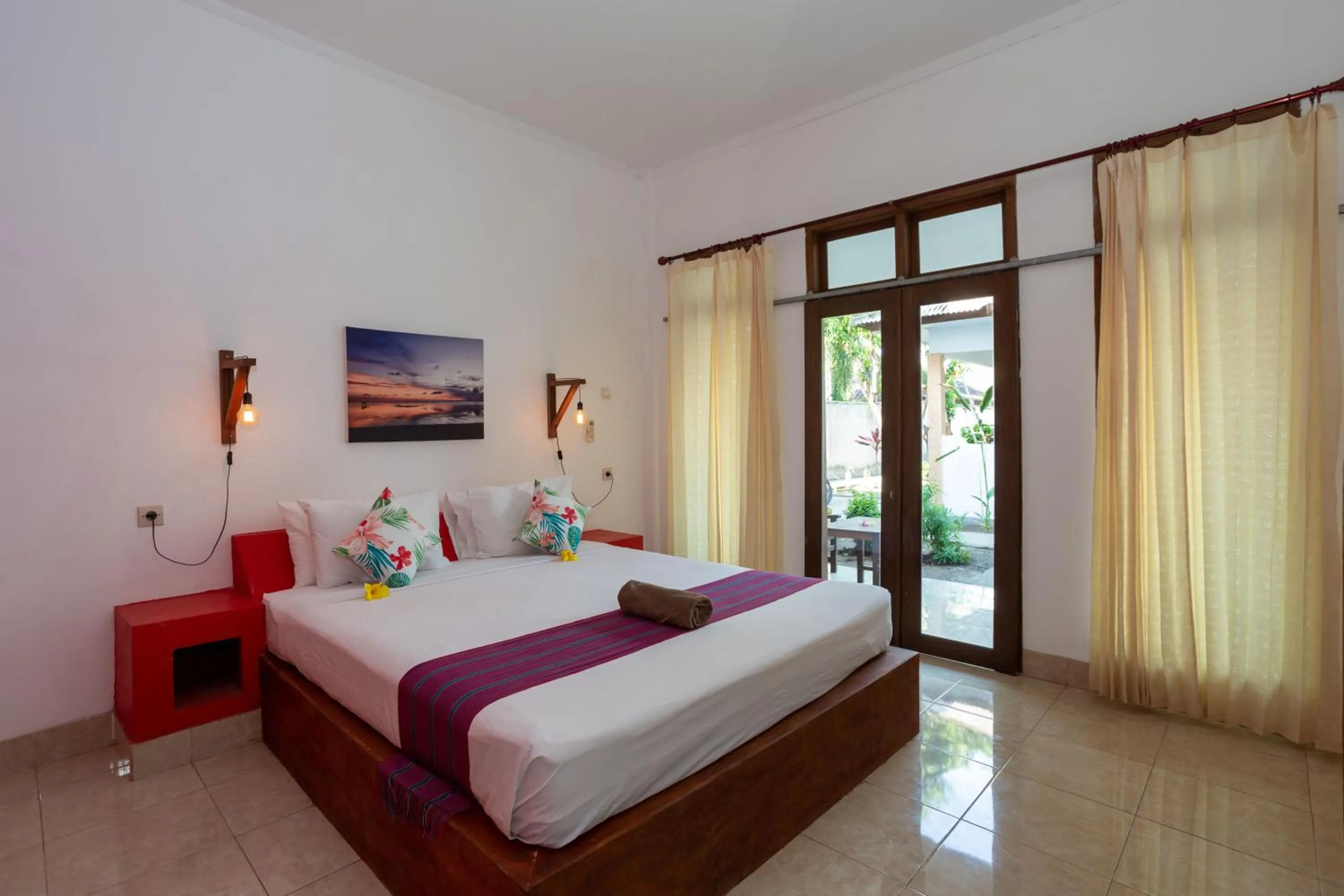 Bedroom, Bed in Kidi's Lodge Gilitrawangan