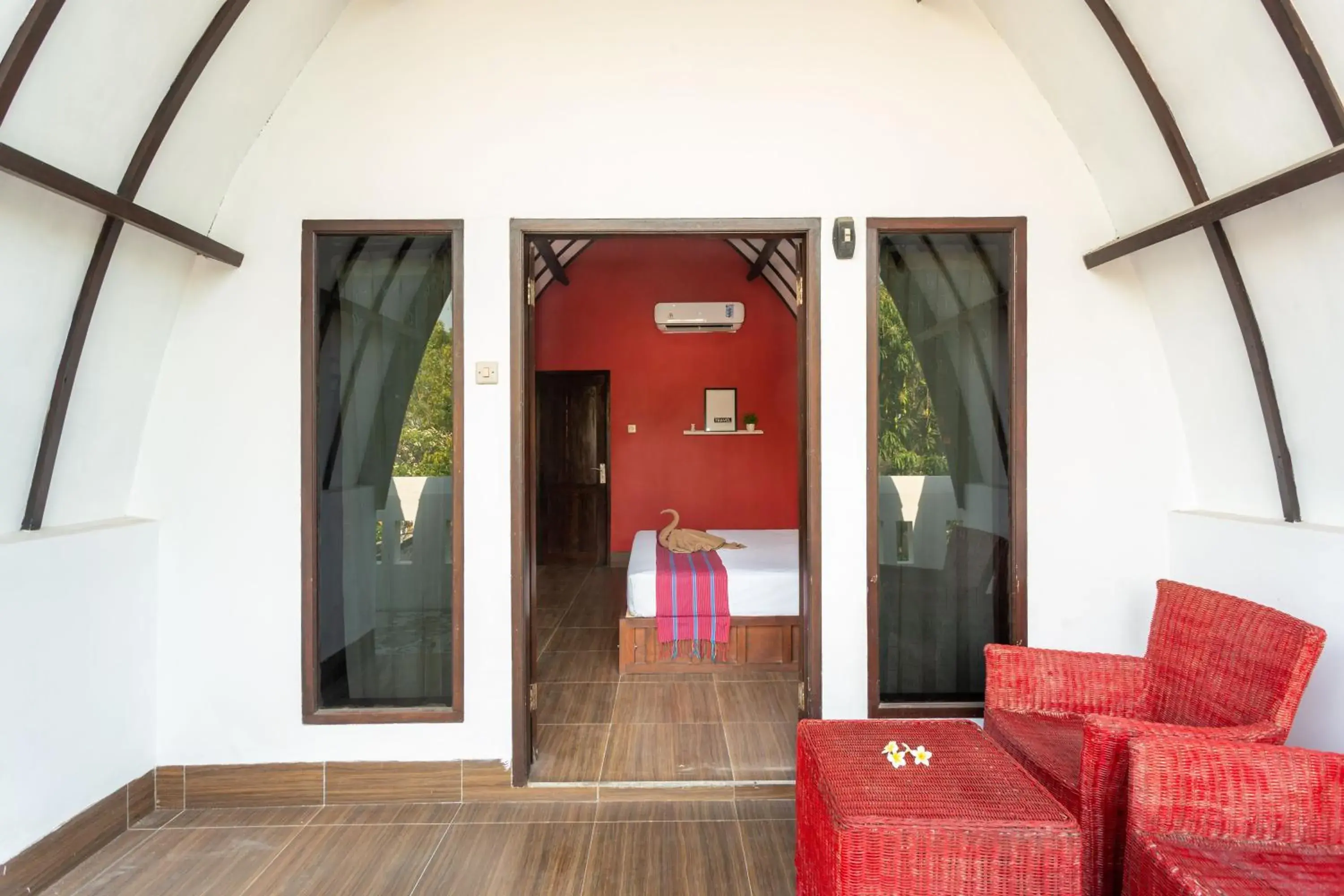 Facade/entrance in Kidi's Lodge Gilitrawangan Facade/entrance in Kidi's Lodge Gilitrawangan