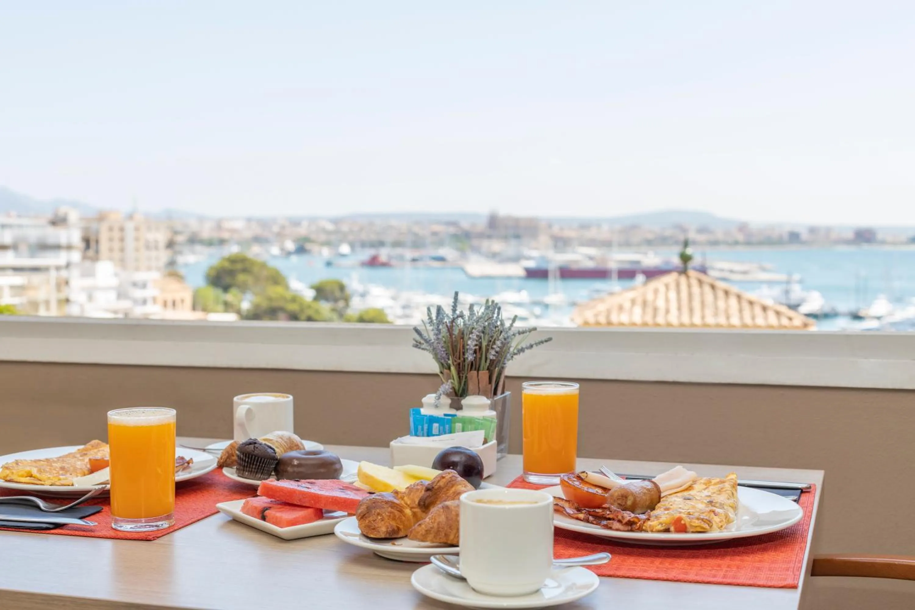 Buffet breakfast in Catalonia Majórica