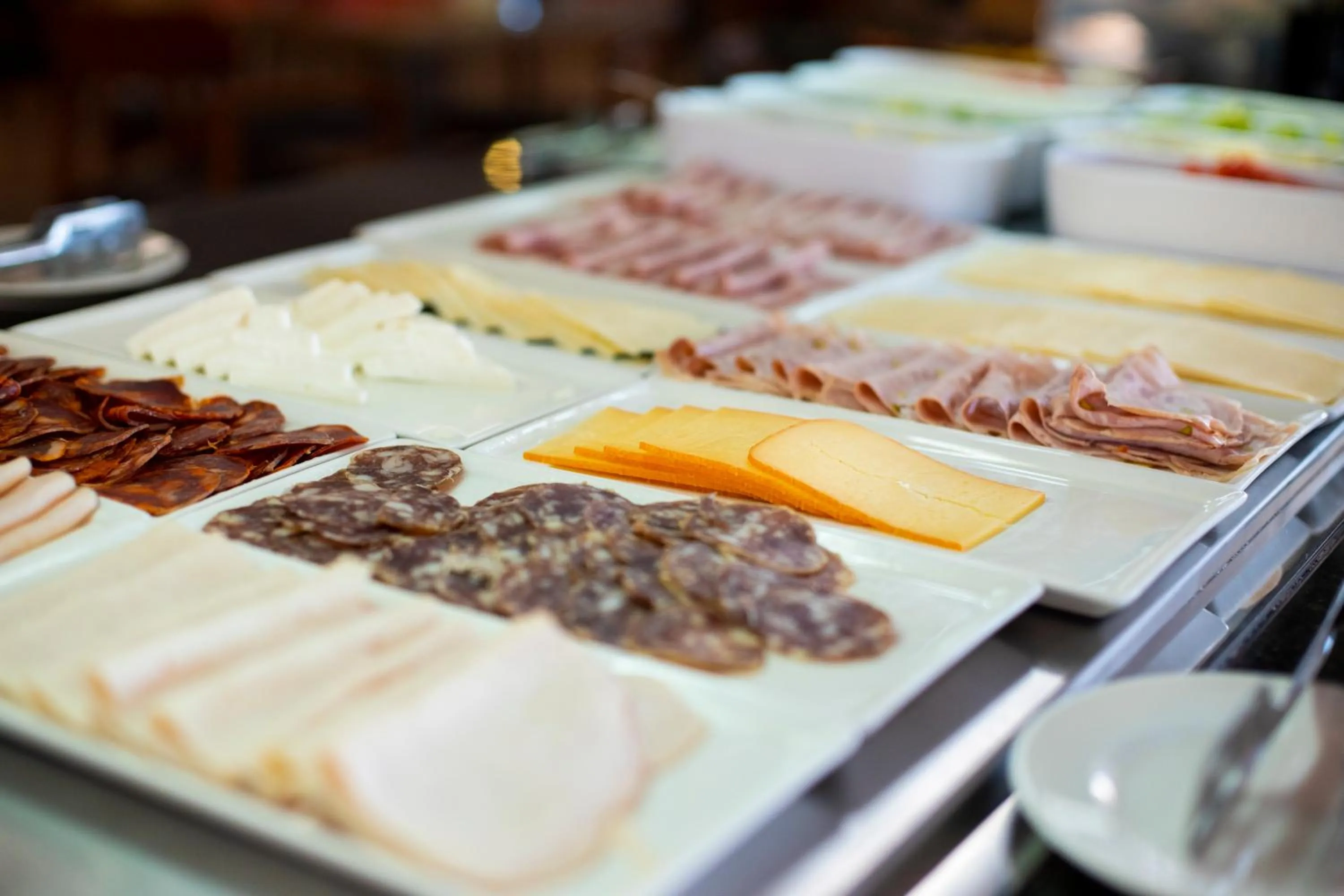 Buffet breakfast in Catalonia Majórica