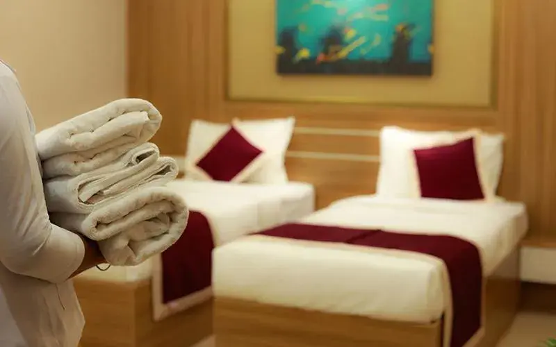 Bed in Hotel Emirates Bed in Hotel Emirates