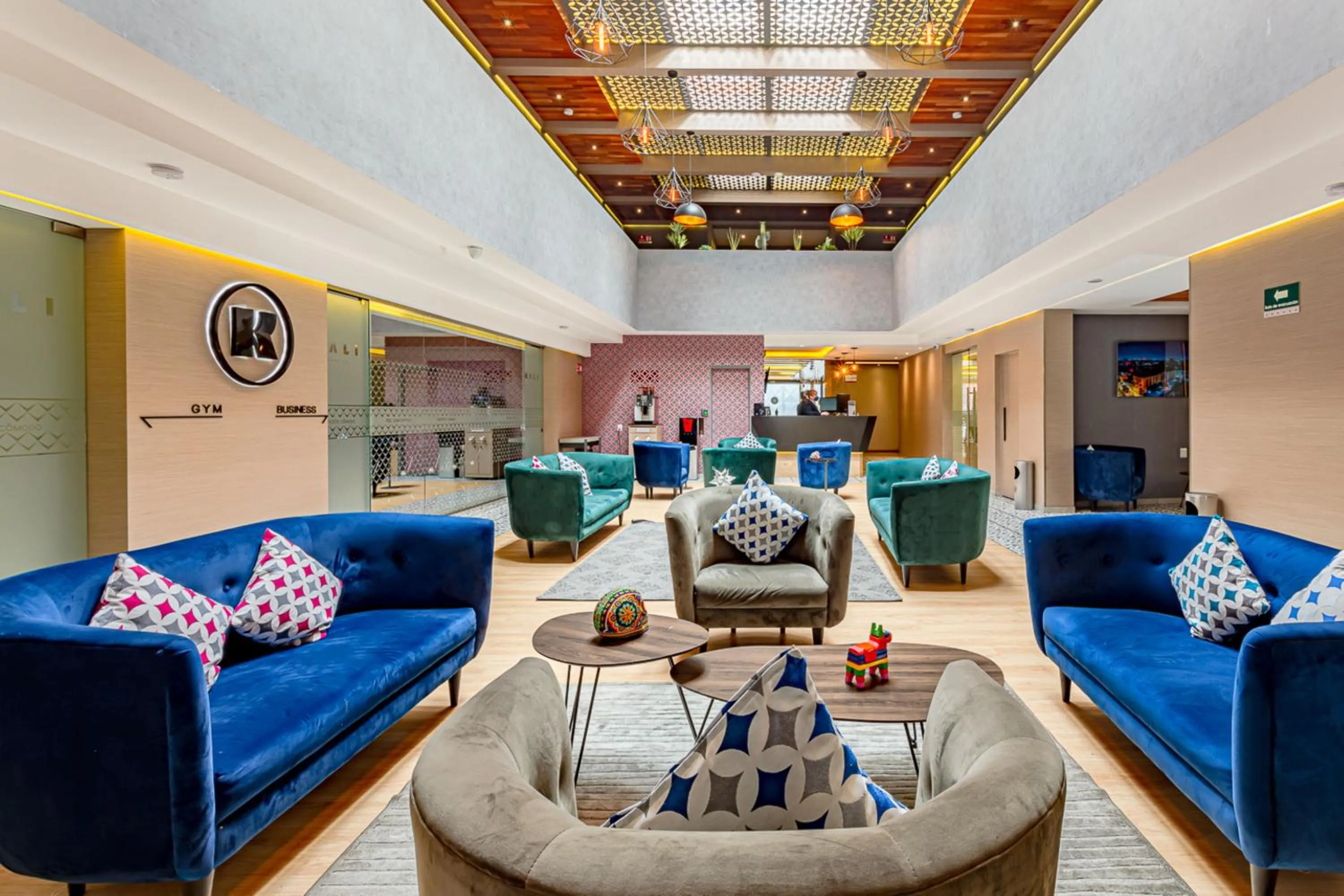 Living room in KALI Ciudadela Mexico City