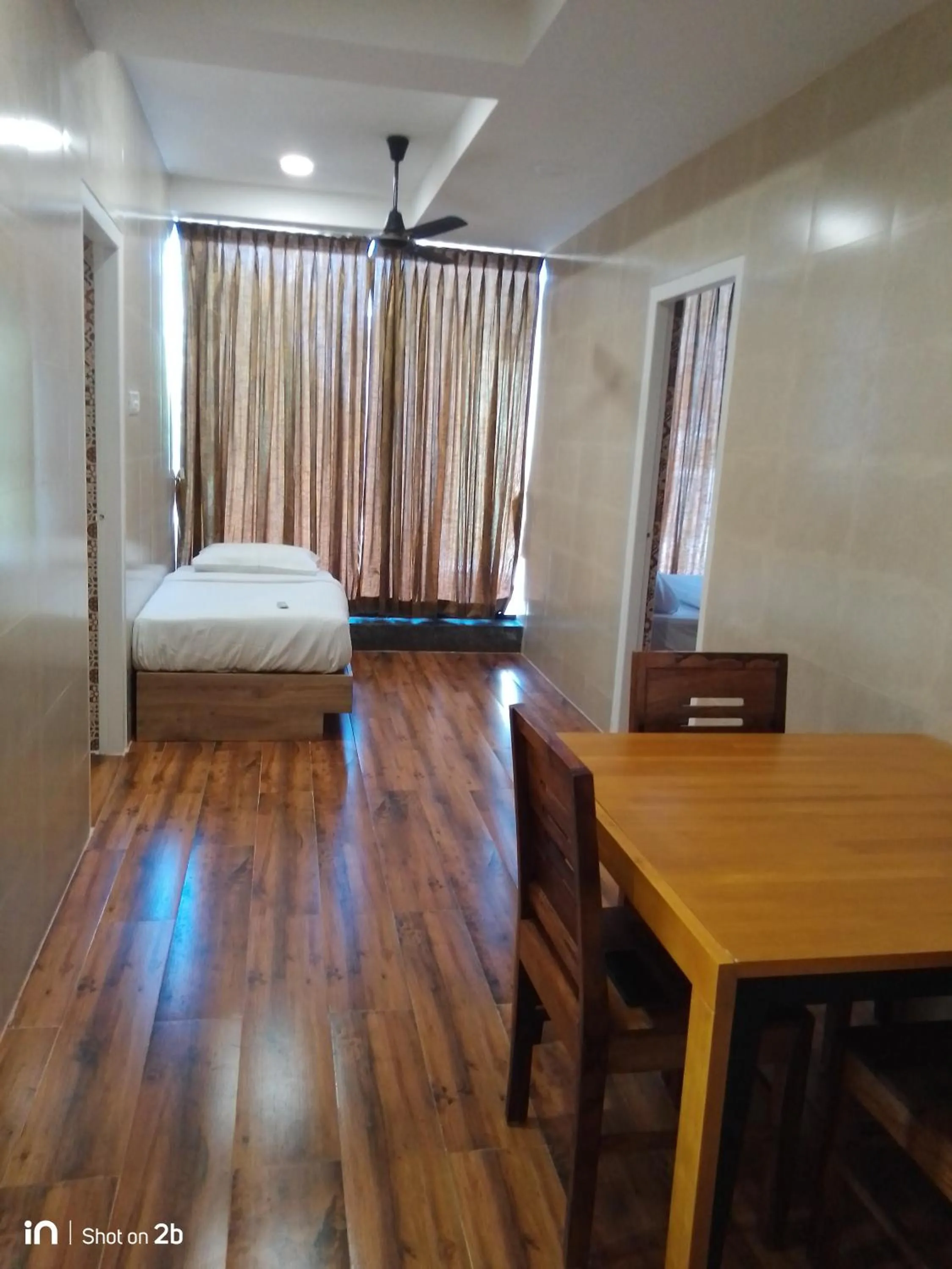 Bed in Season 4 Residences - 1BHK furnished apartments (near Apollo Proton, Tidal park)