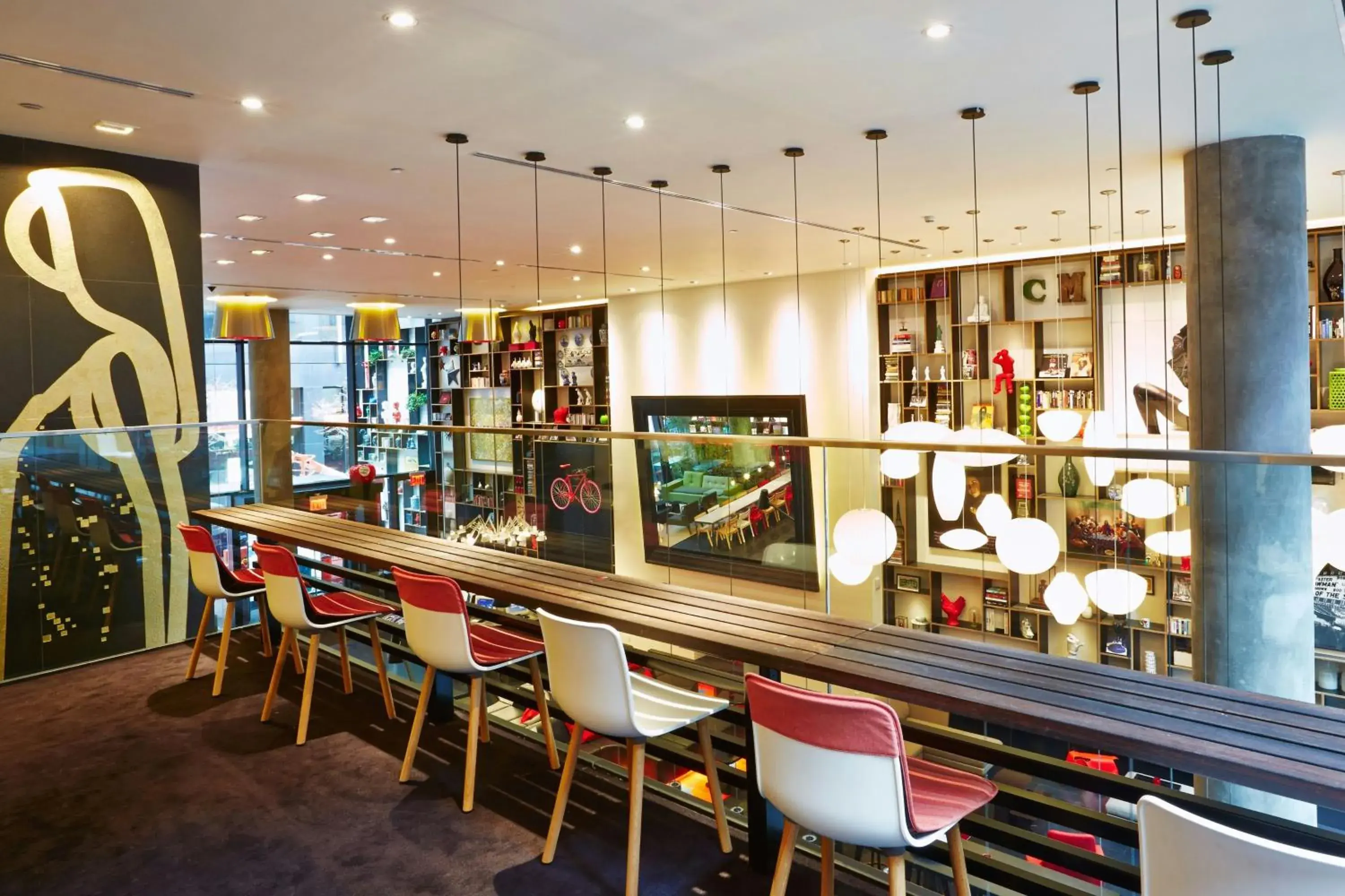 Lobby or reception in citizenM New York Times Square Lobby or reception in citizenM New York Times Square