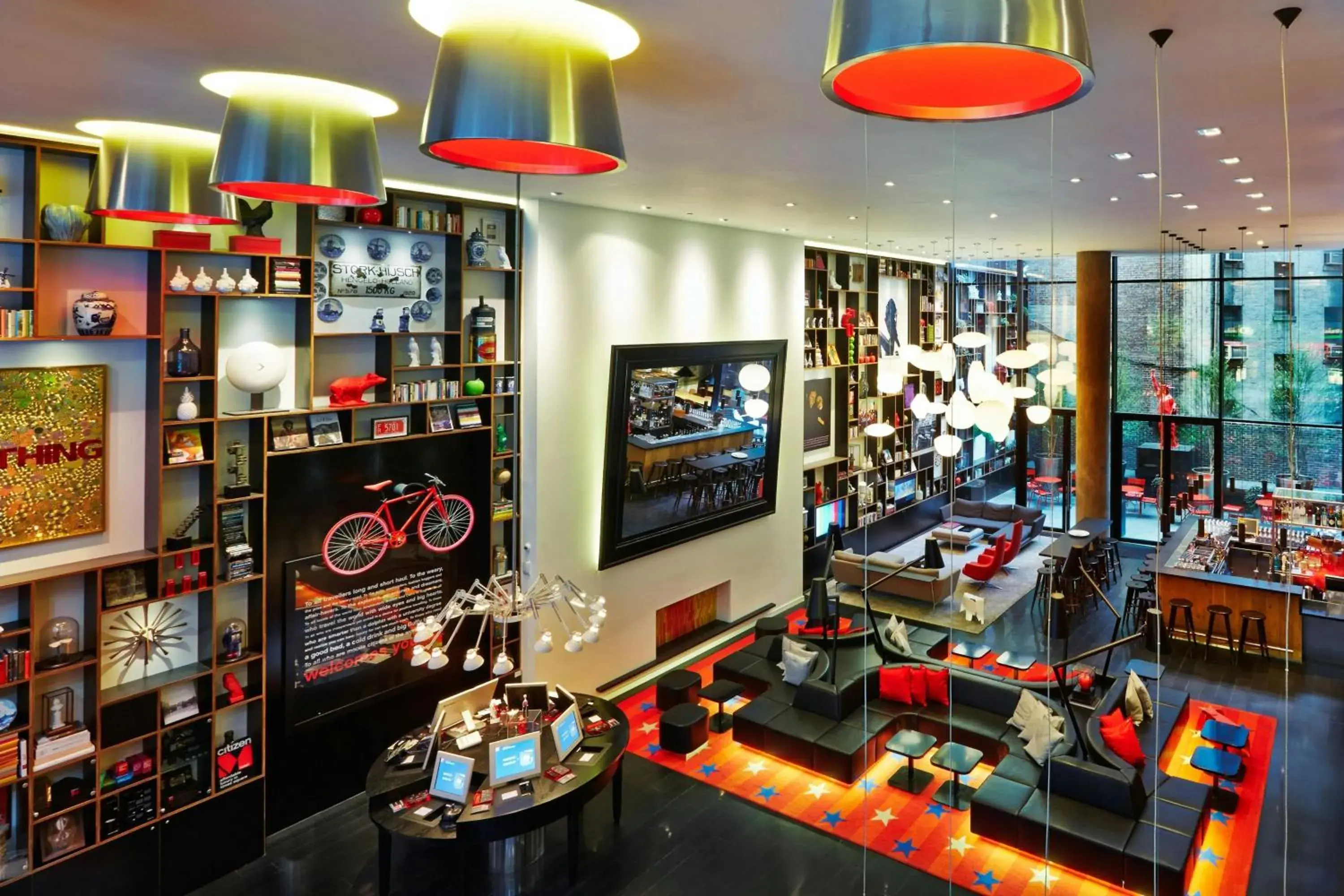 Lobby or reception in citizenM New York Times Square Lobby or reception in citizenM New York Times Square
