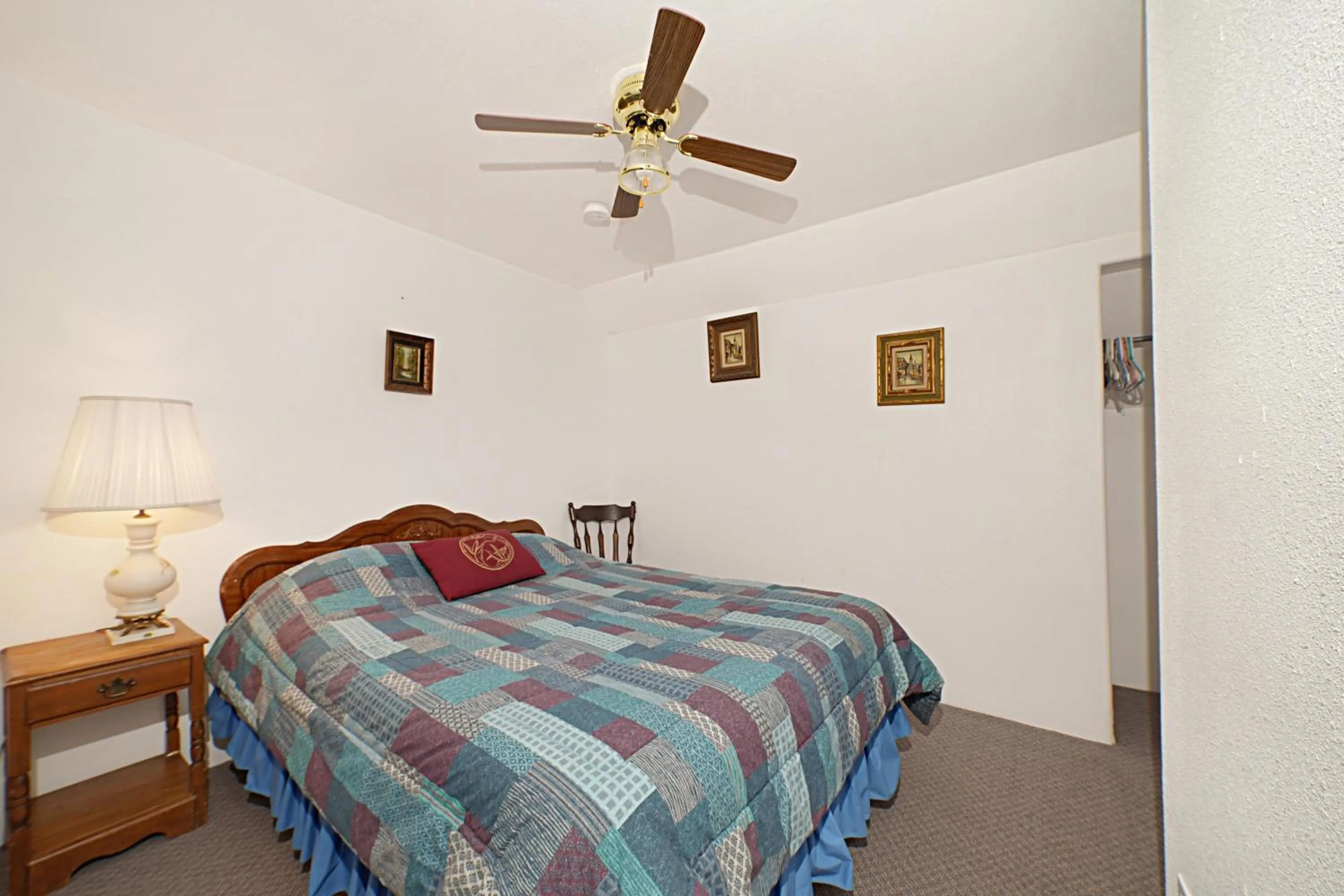 Bed in Hacienda Roja - The Pinion #8 at Wind Walker Homestead