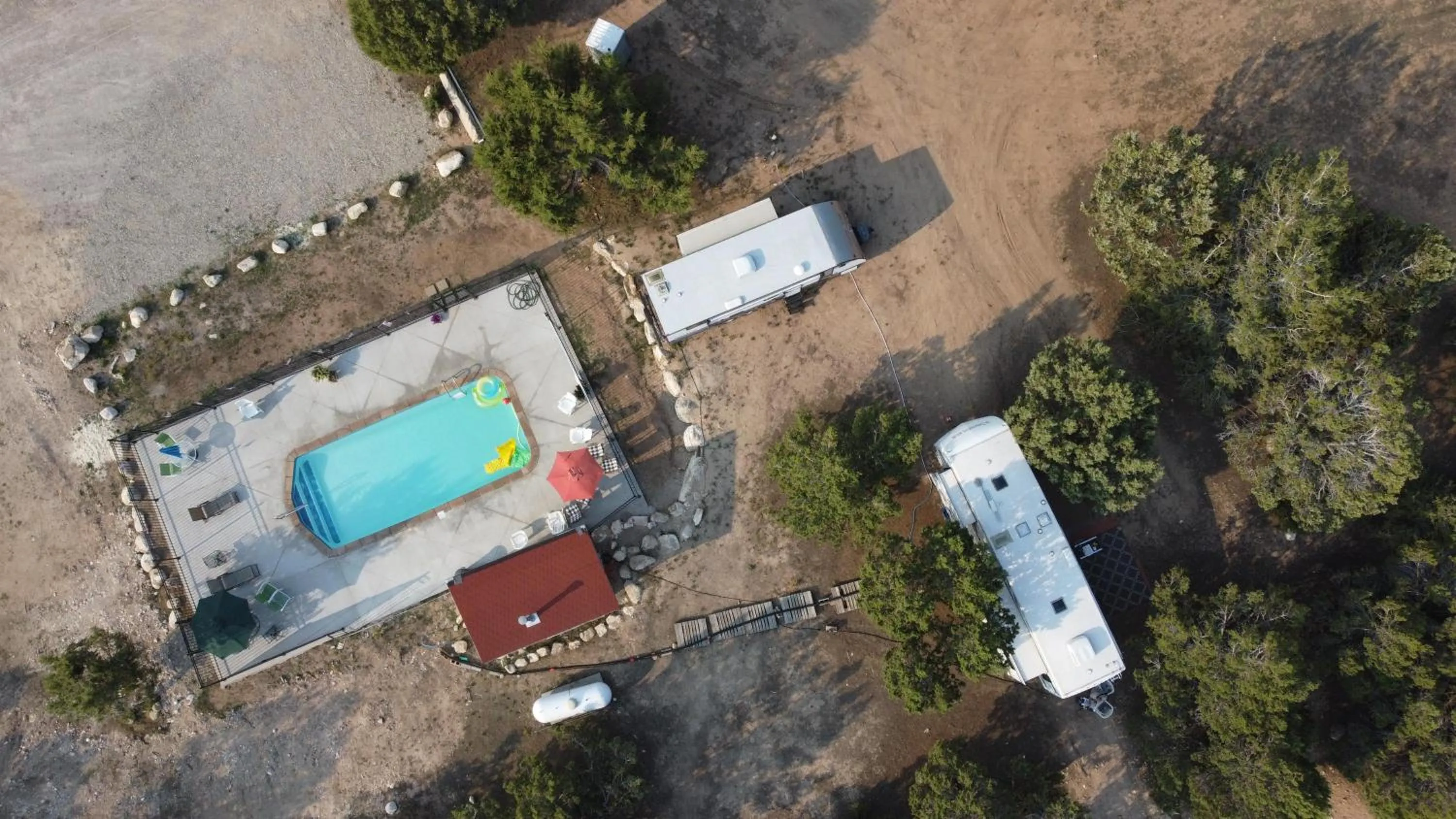 Swimming pool in Ranchette Ponderosa - The Timpanogos #1 at Wind Walker Homestead