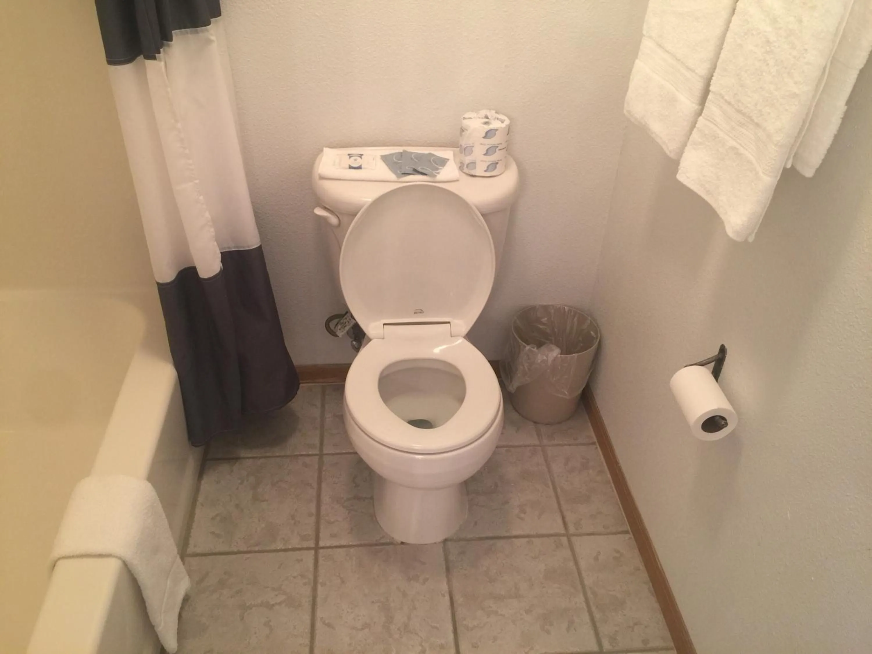 Toilet in Wheels Motel