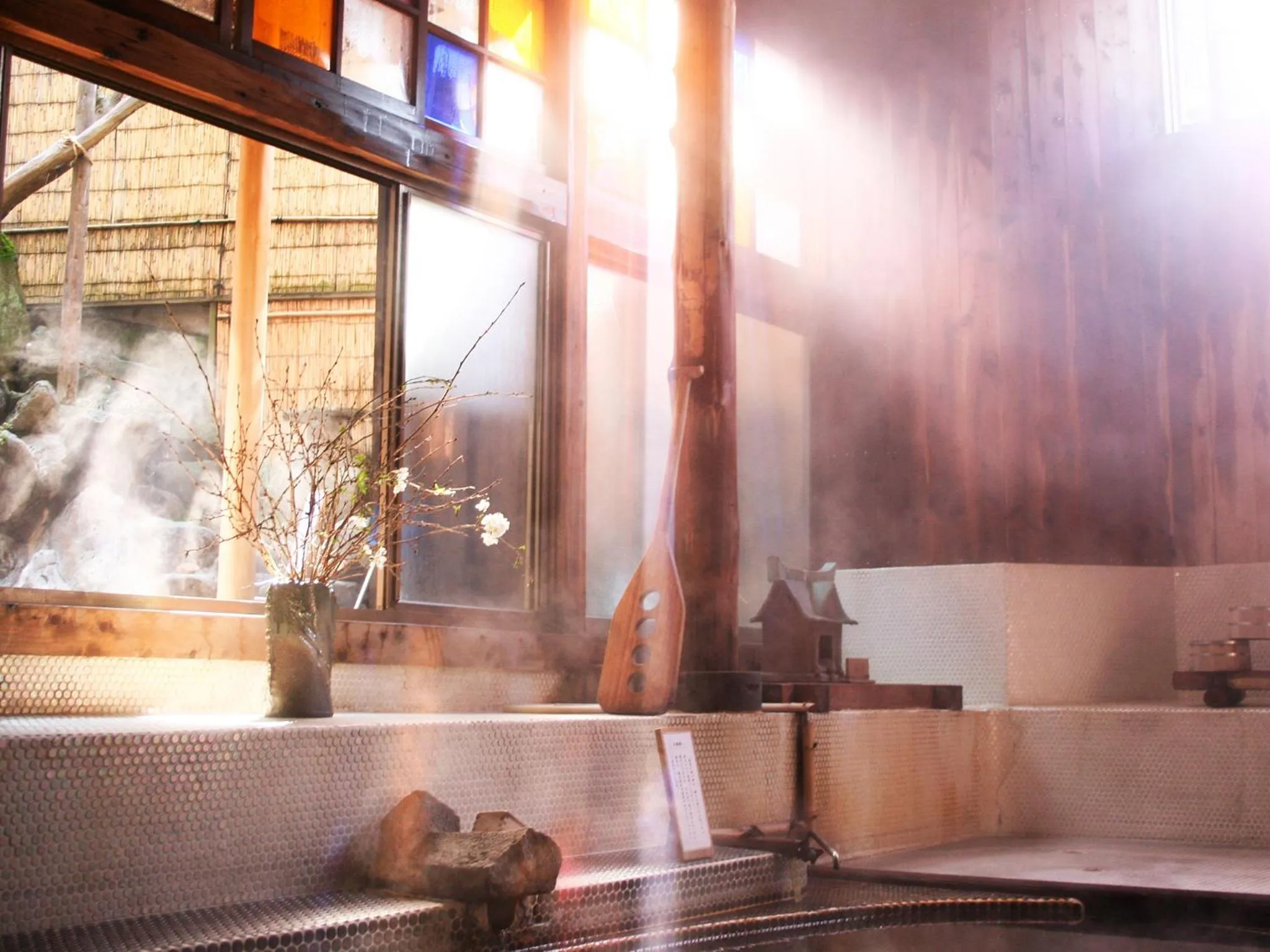 Hot Spring Bath in Sumiyosiya Ryokan