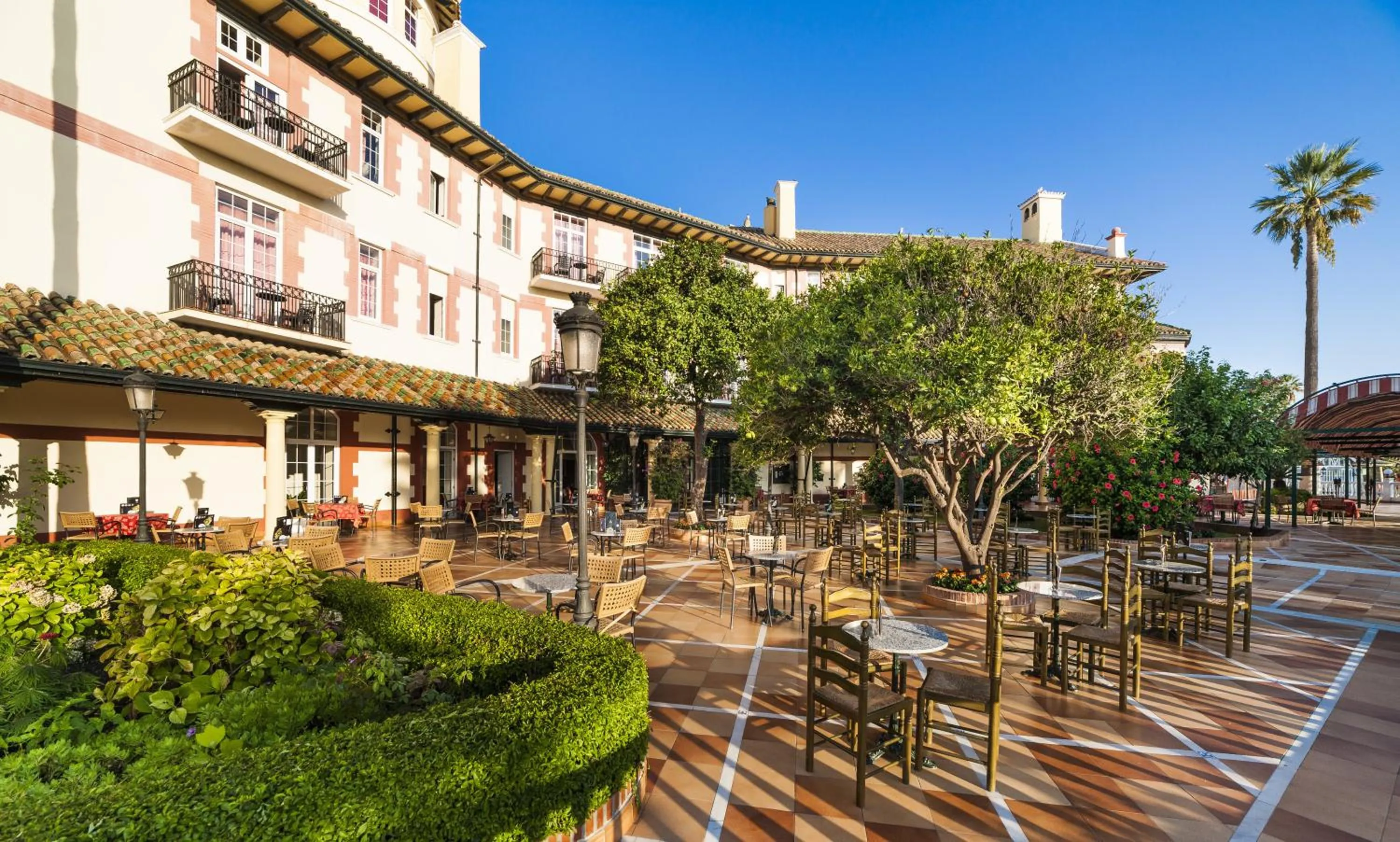 Patio in Globales Reina Cristina