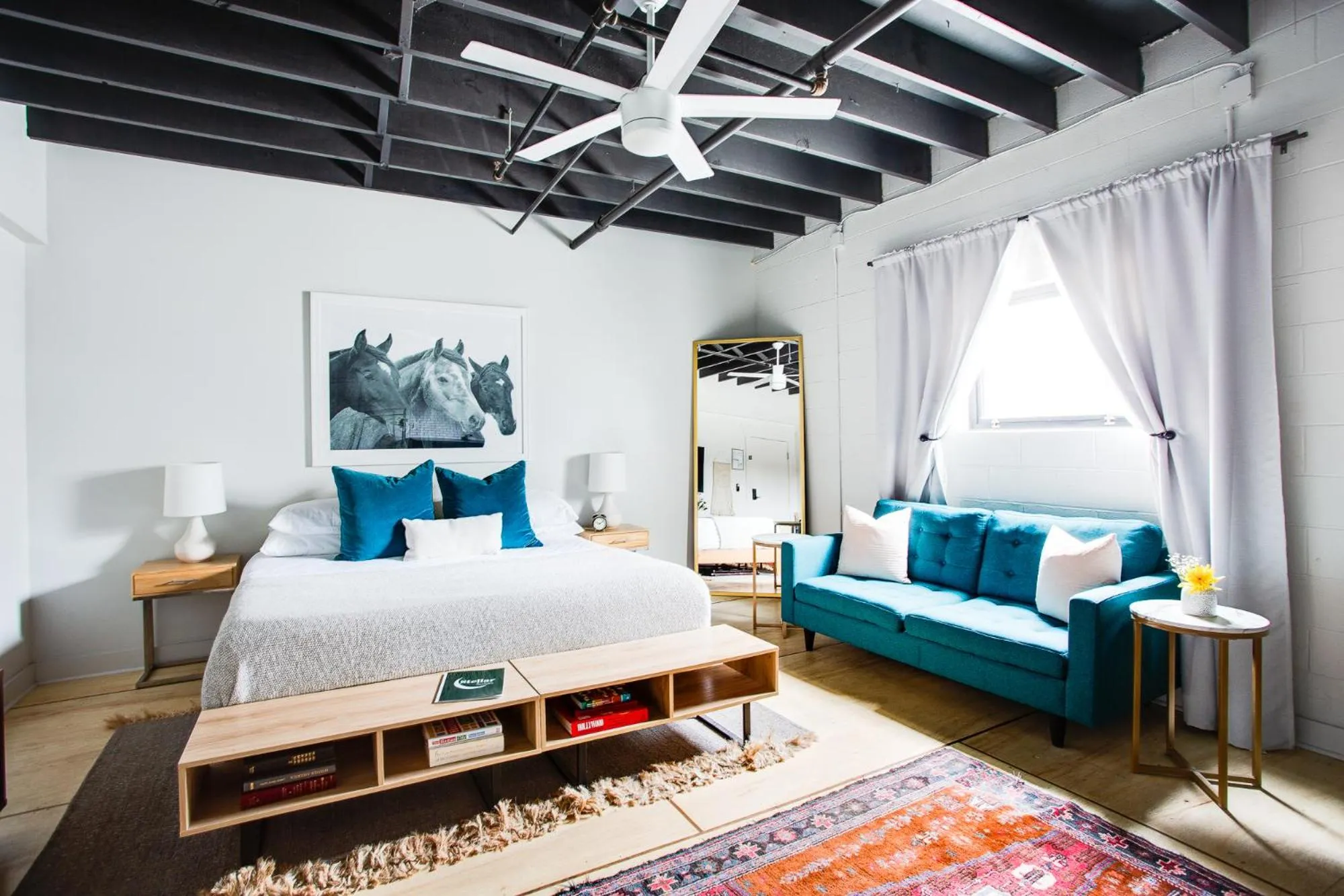 Bed in Stellar Suites