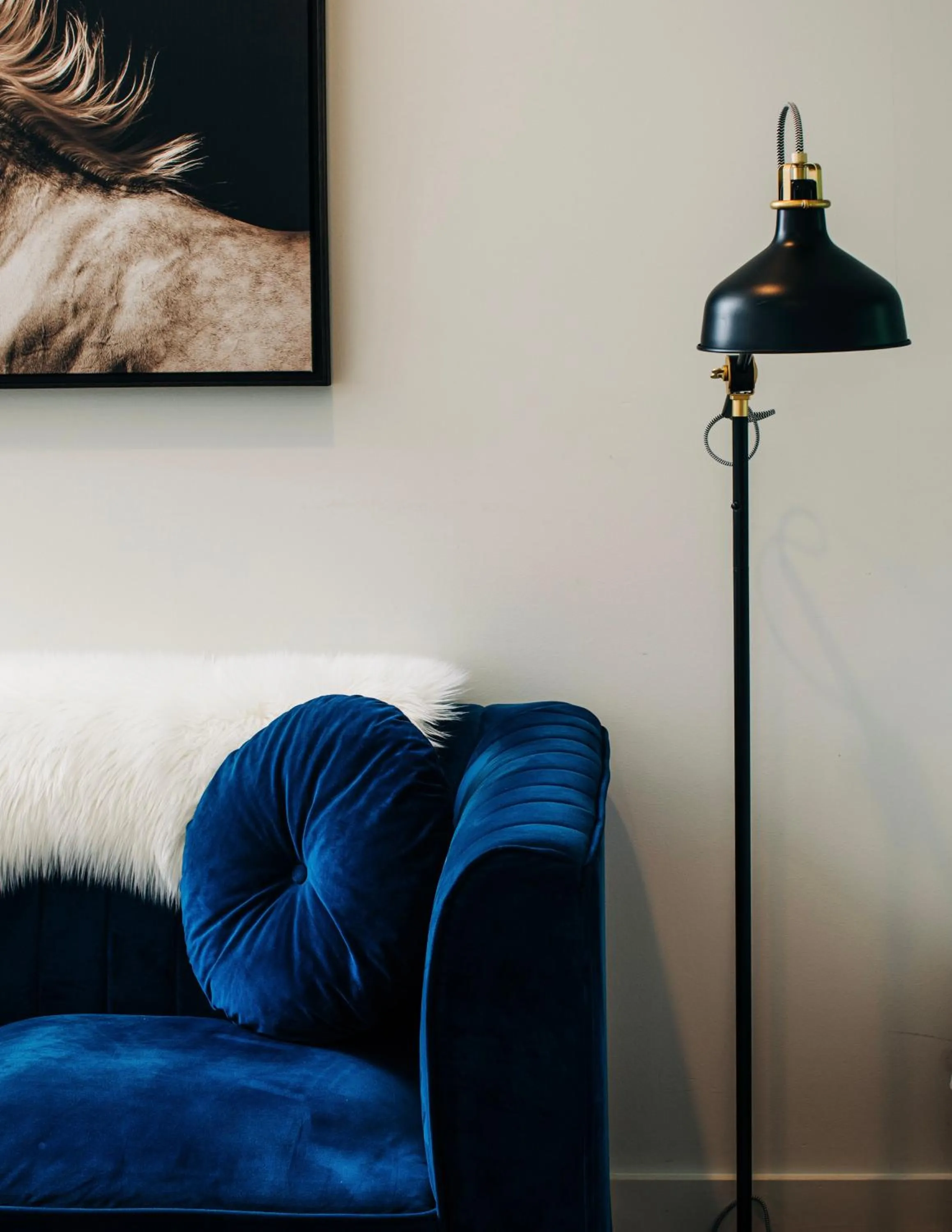 Seating area in Stellar Suites