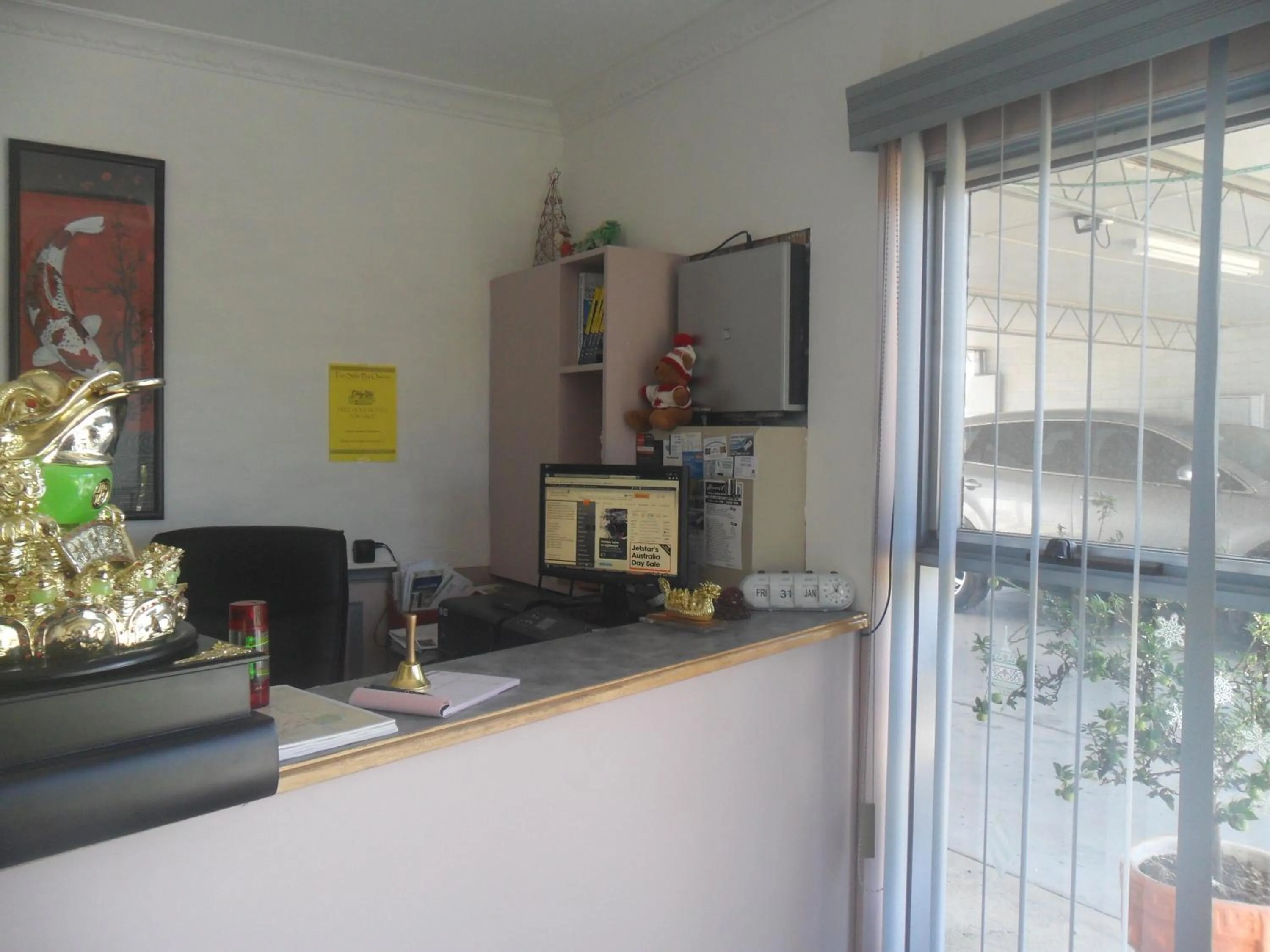 Lobby or reception in Motel Dimboola