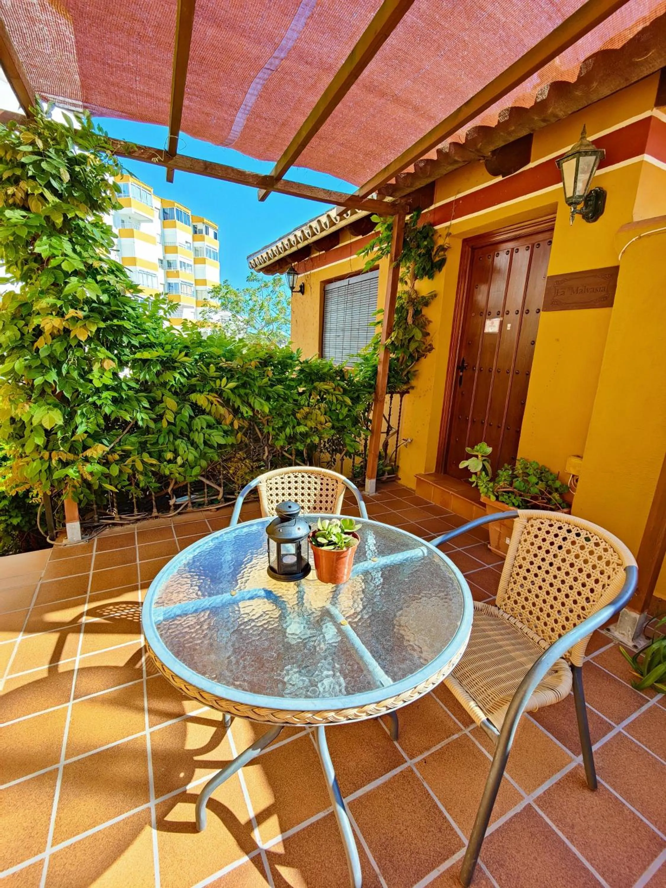 Garden view in Hotel Doñana Blues