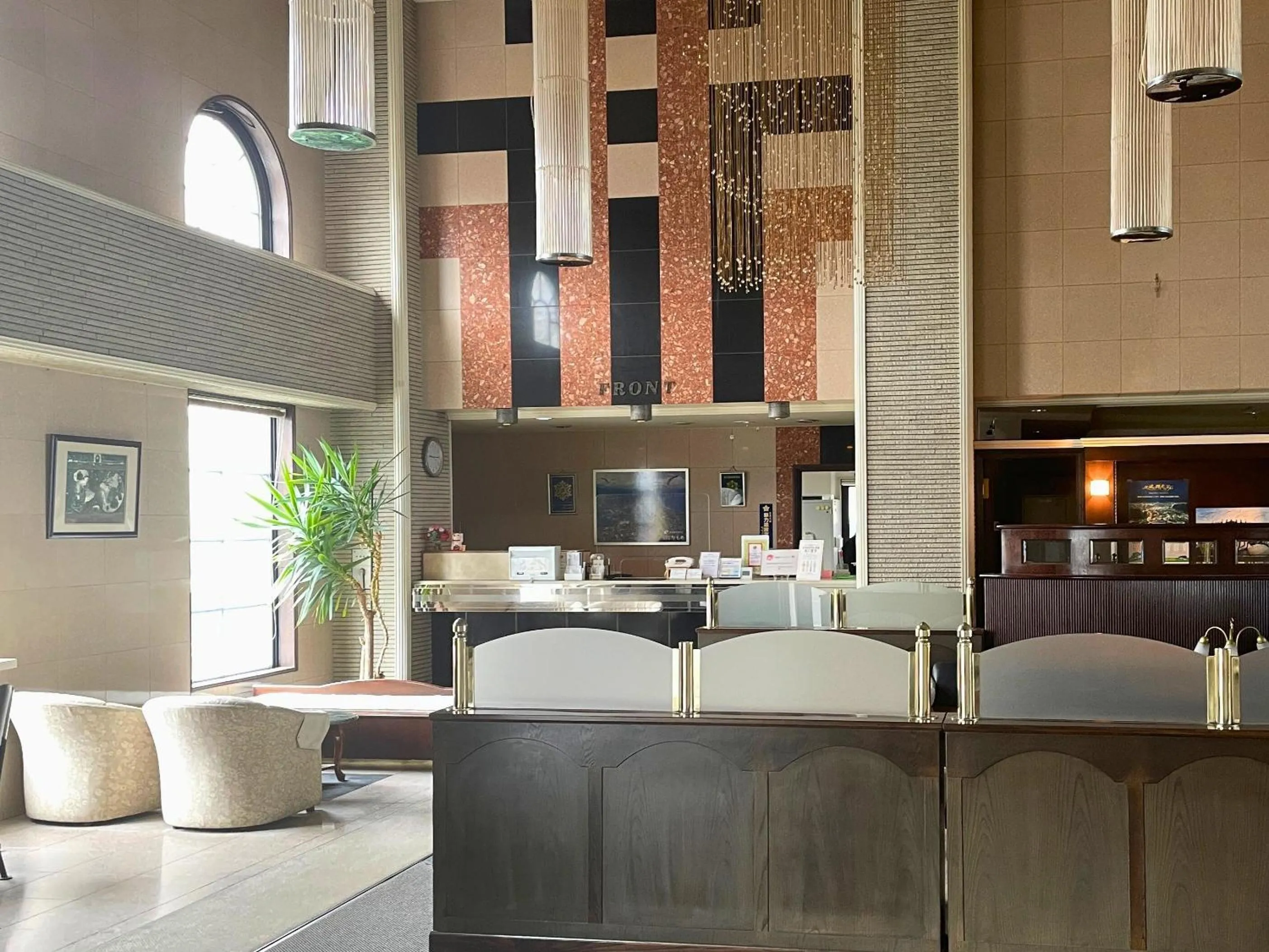 Lobby or reception in Seaside Hotel Kamome