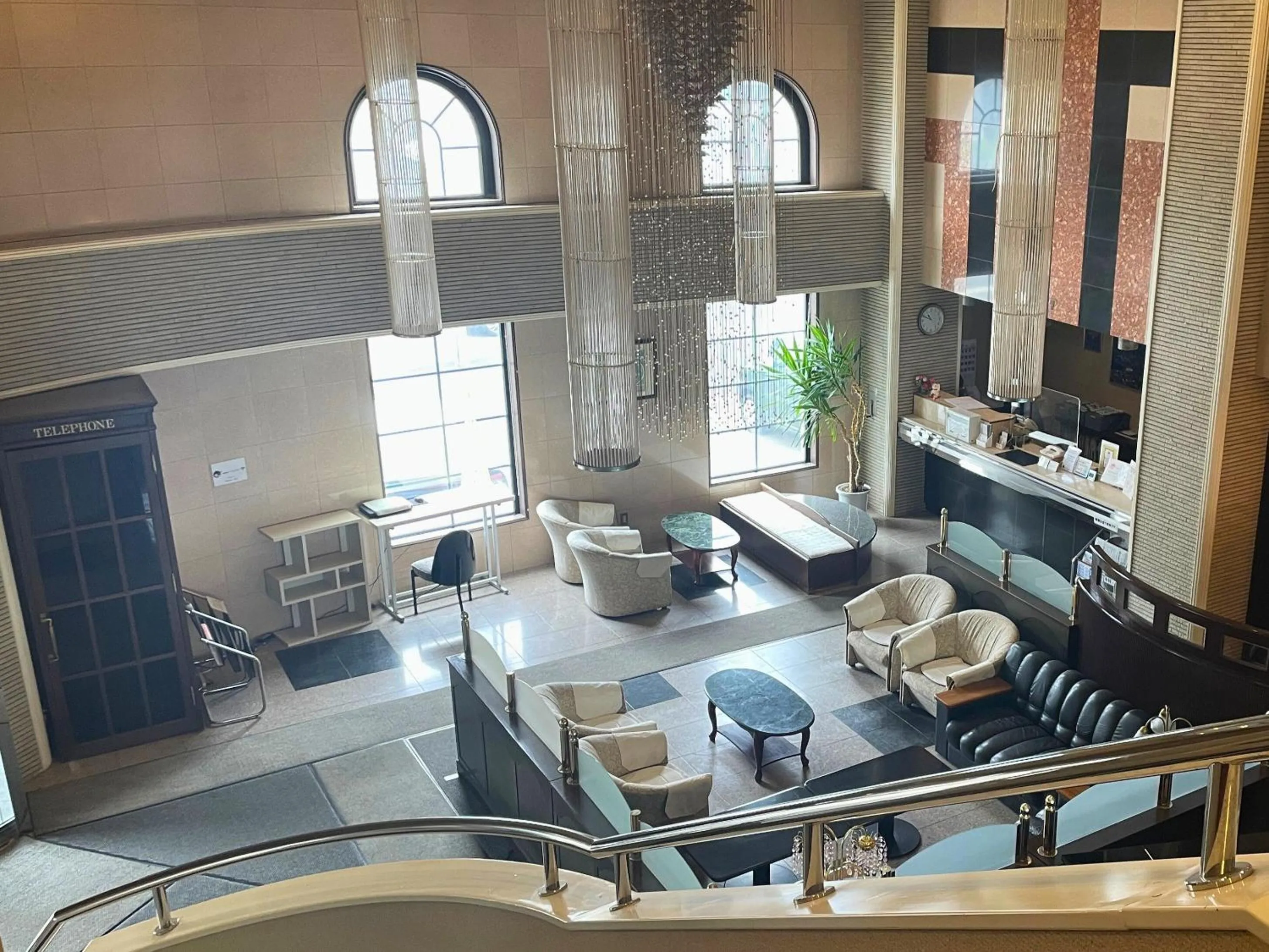 Lobby or reception in Seaside Hotel Kamome