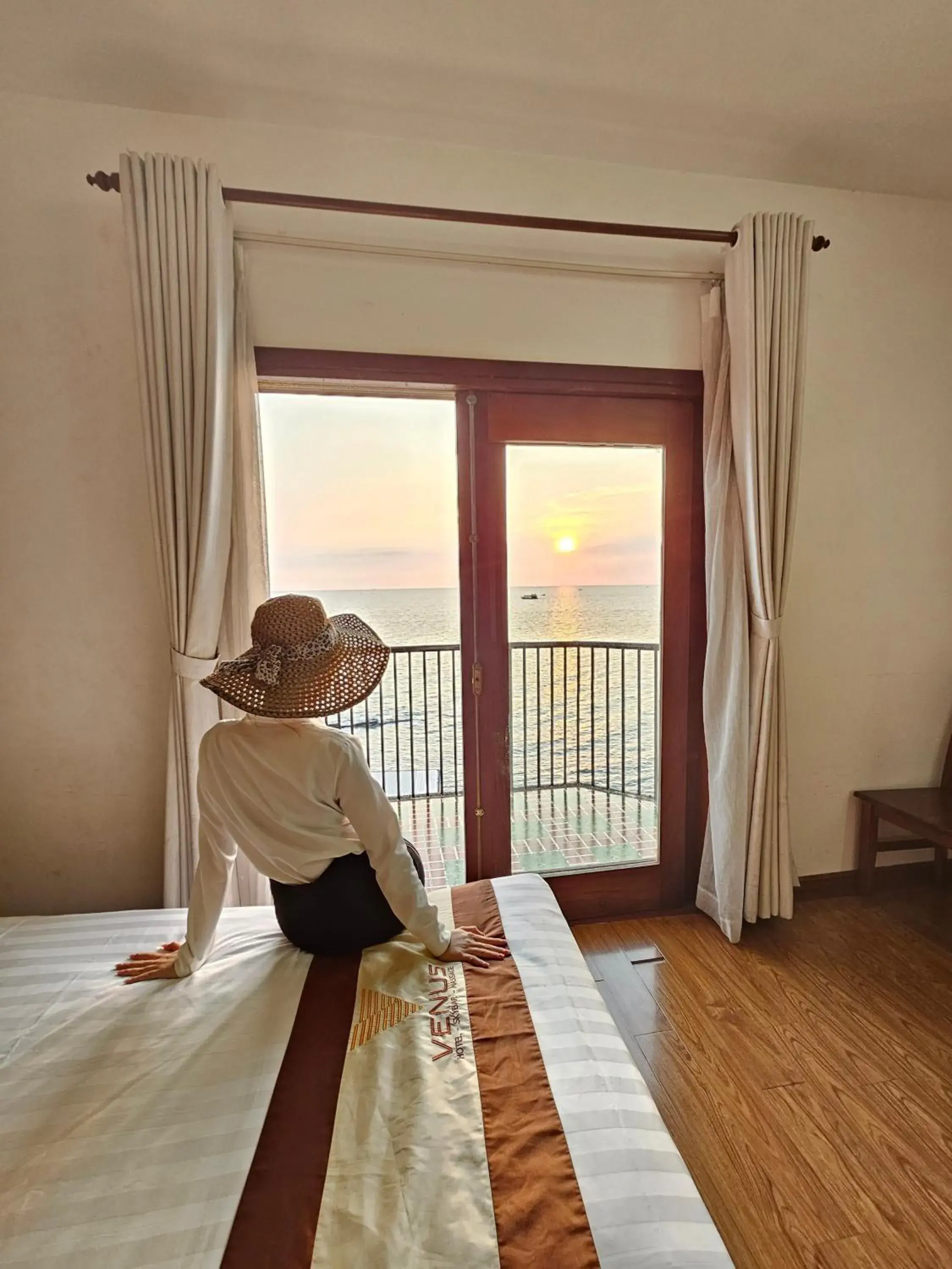 View (from property/room), Bed in Venus Phu Quoc Hotel View (from property/room), Bed in Venus Phu Quoc Hotel