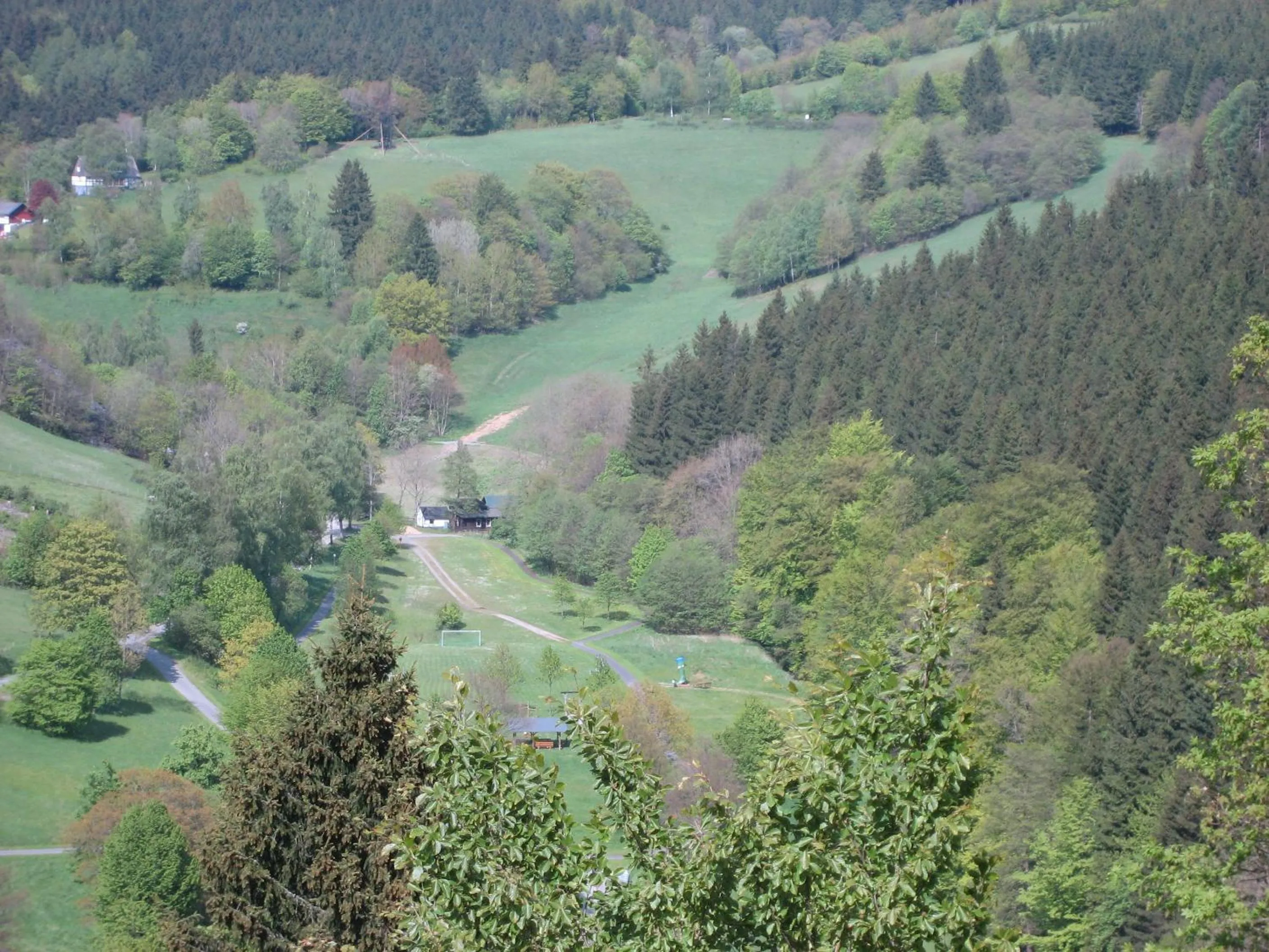 Natural landscape in Pension Hampel