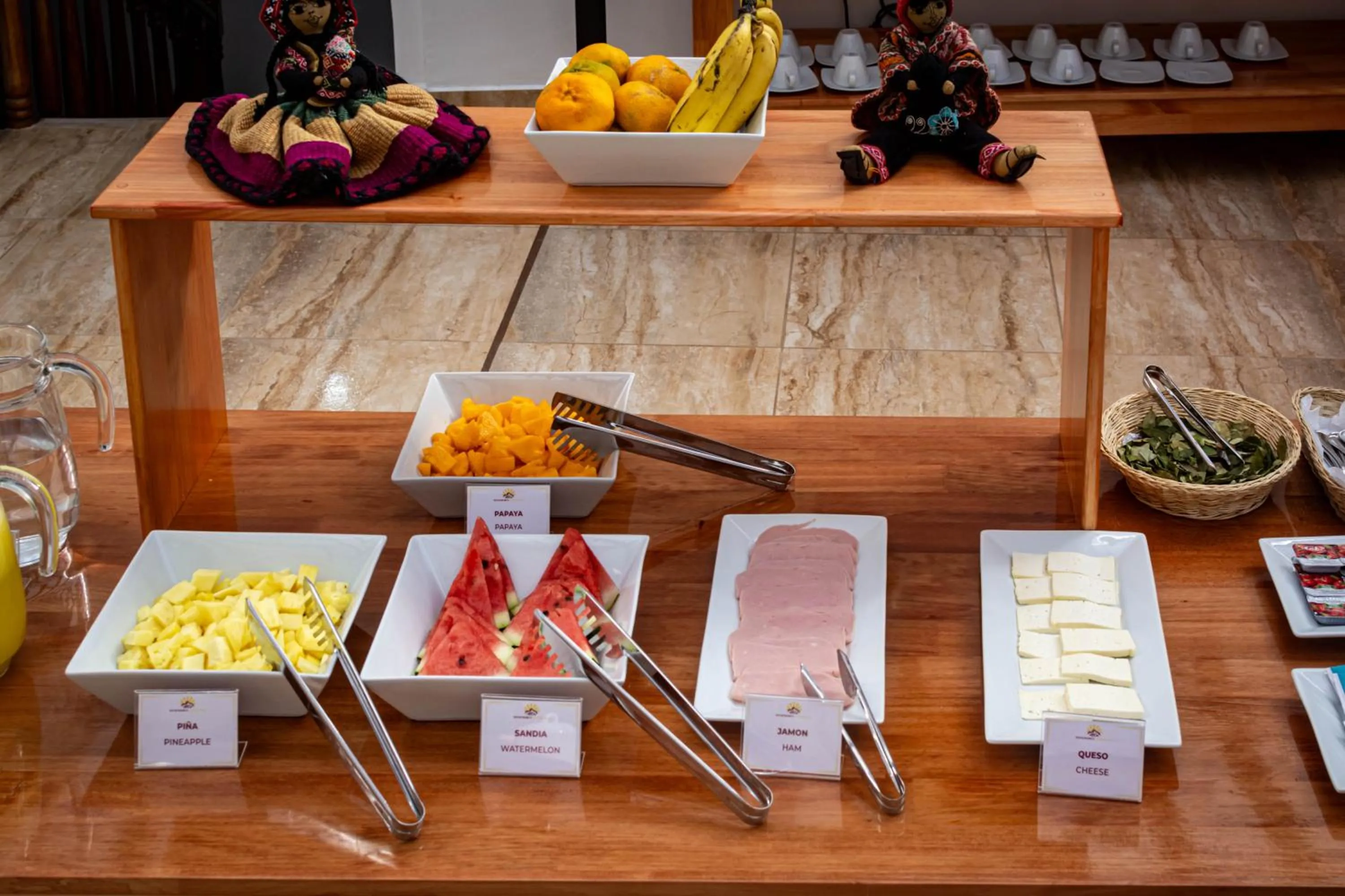 Buffet breakfast in SAYACMARCA CLASSIC Inn