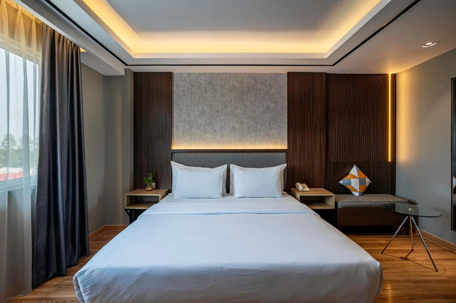 Bed in Orchardz Hotel Bandara