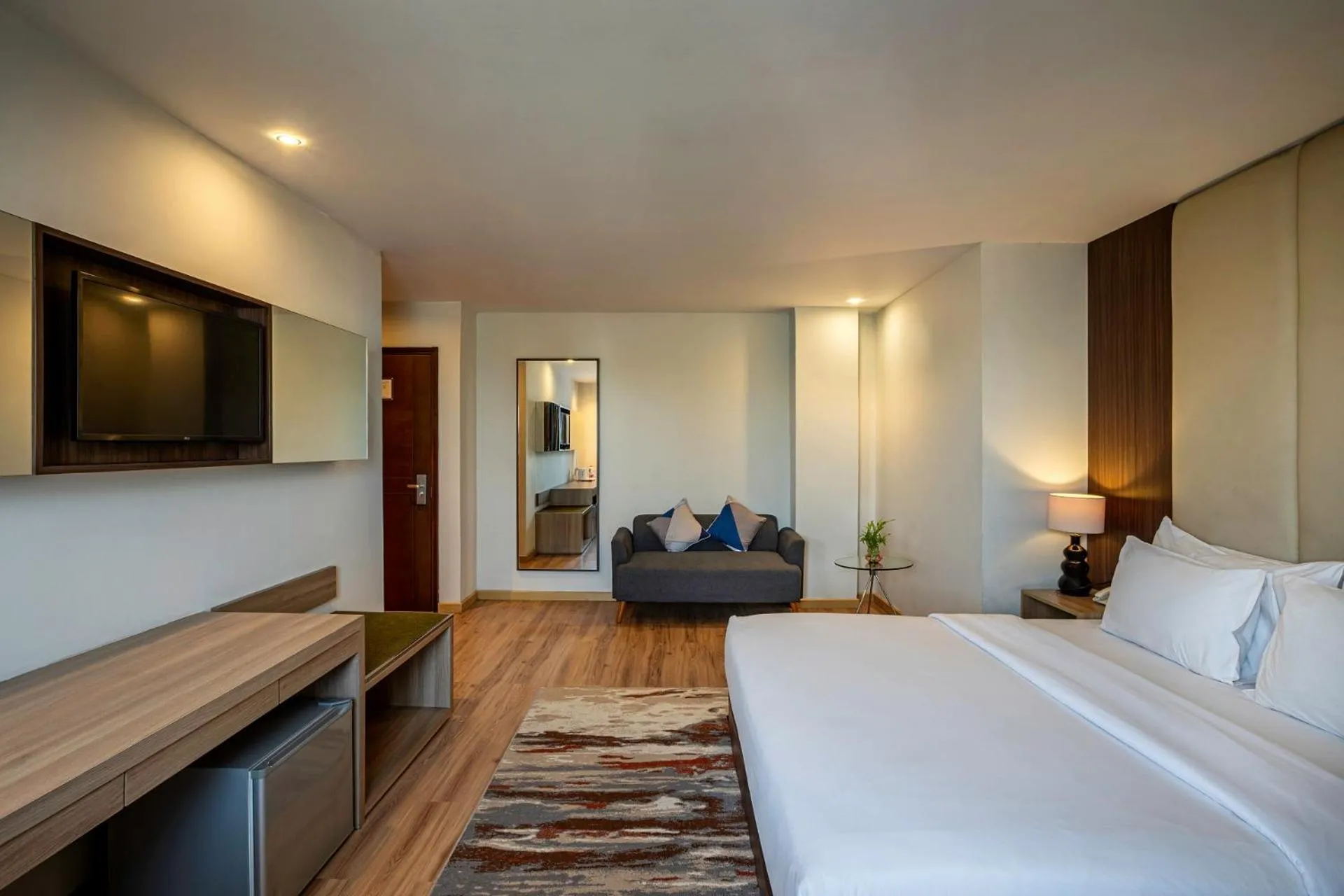 Bed in Orchardz Hotel Bandara