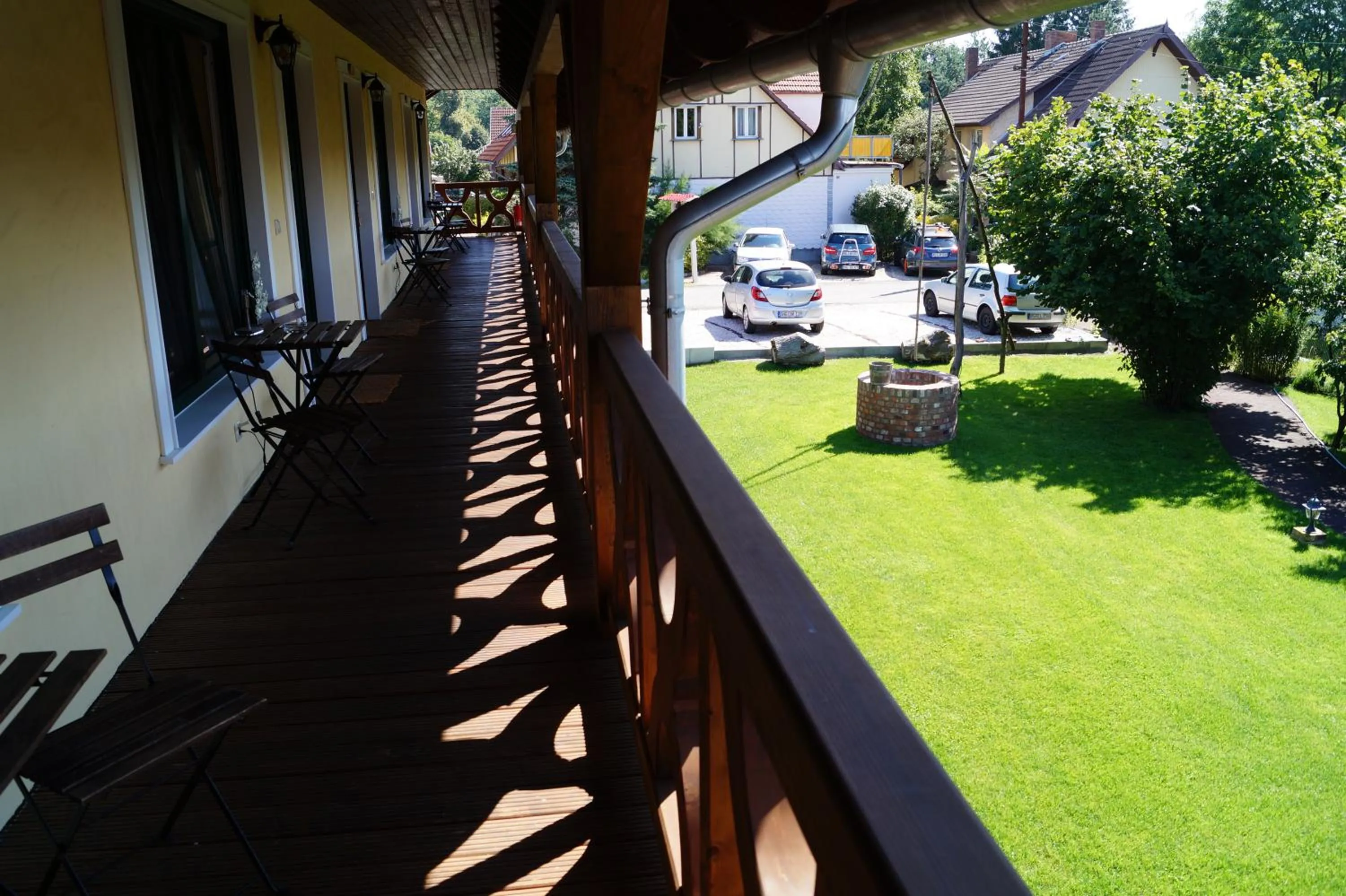 Balcony/Terrace in Pension zum Holzpantoffelmacher