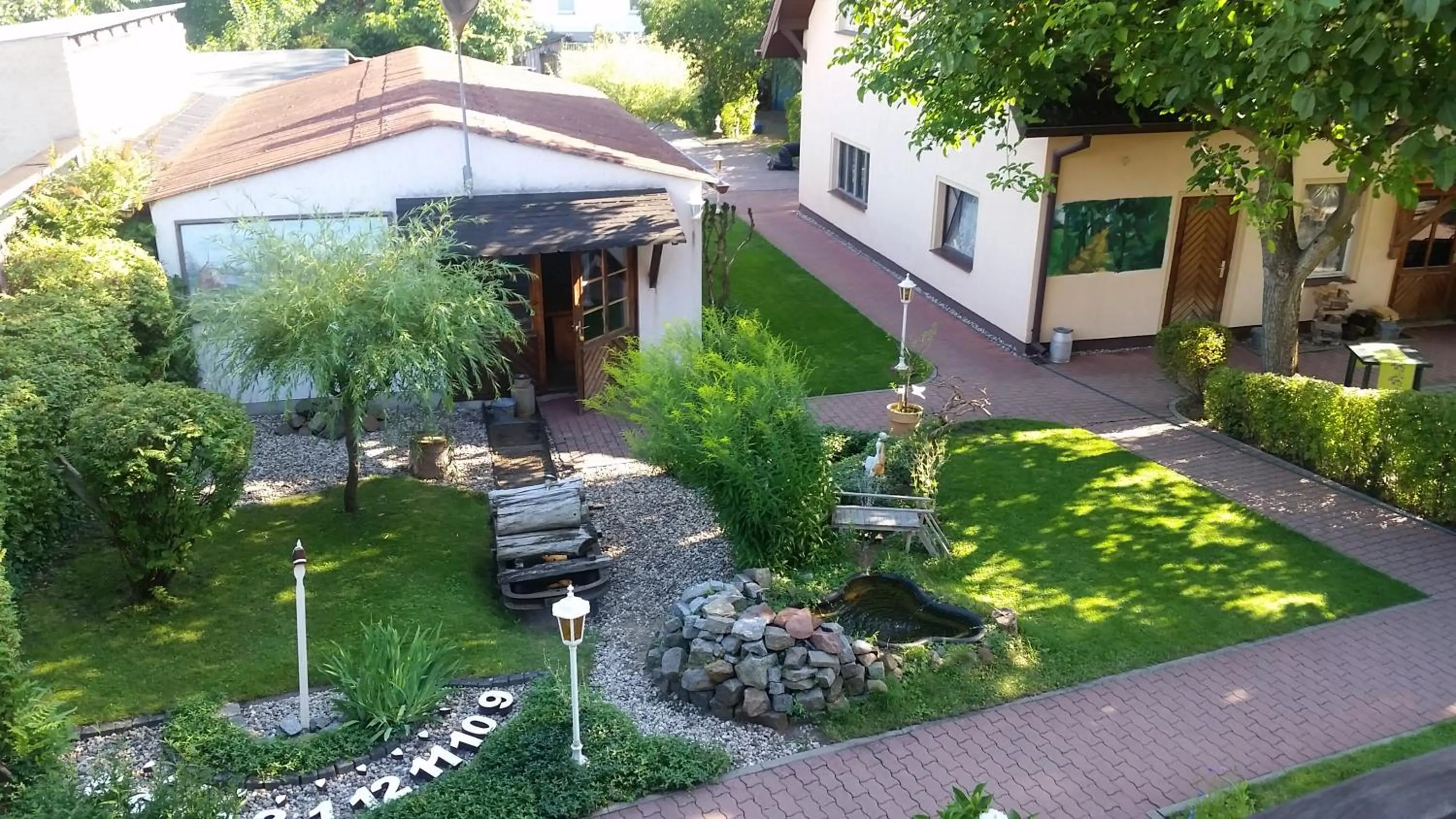Patio in Pension zum Holzpantoffelmacher