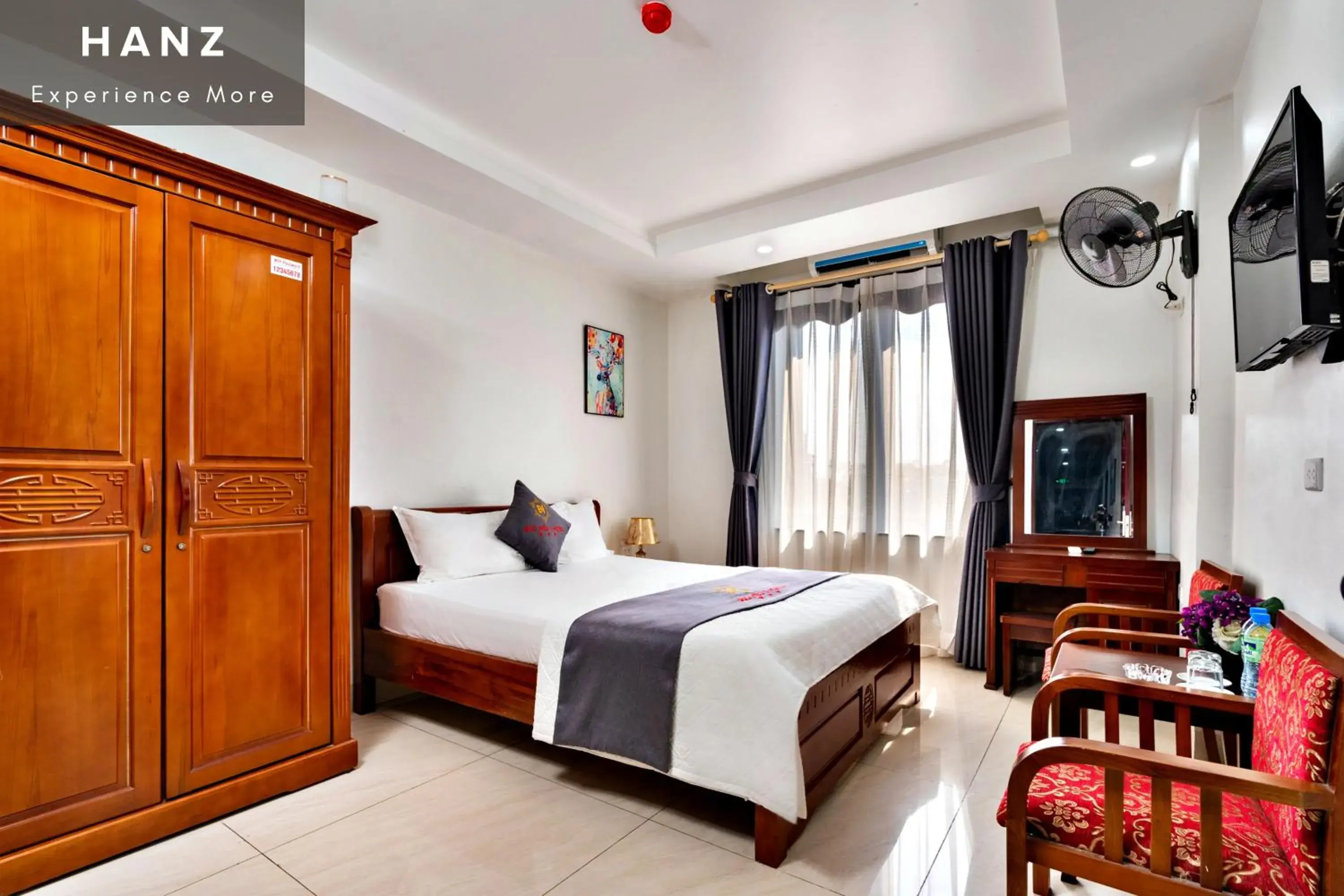 Bed in HANZ Duc Hieu 1 Hotel Bed in HANZ Duc Hieu 1 Hotel