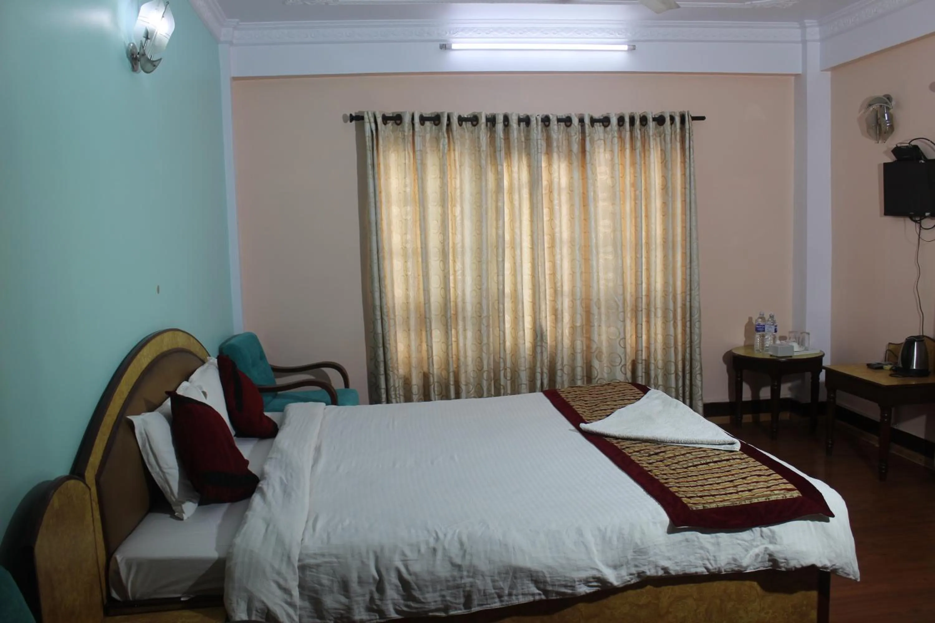 Bed in Hotel Mudkhu Durbar