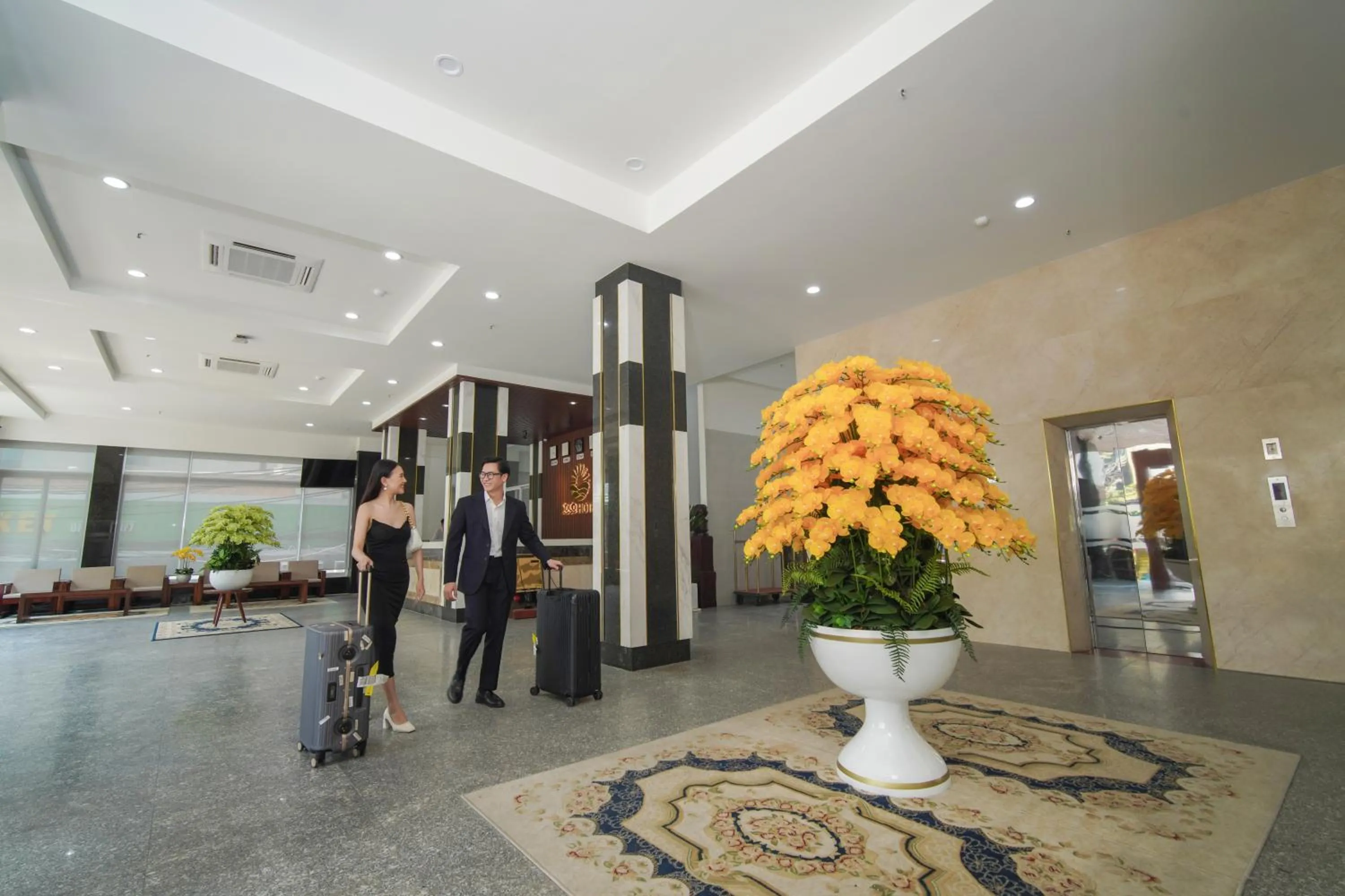 Lobby or reception in Hotel Soco
