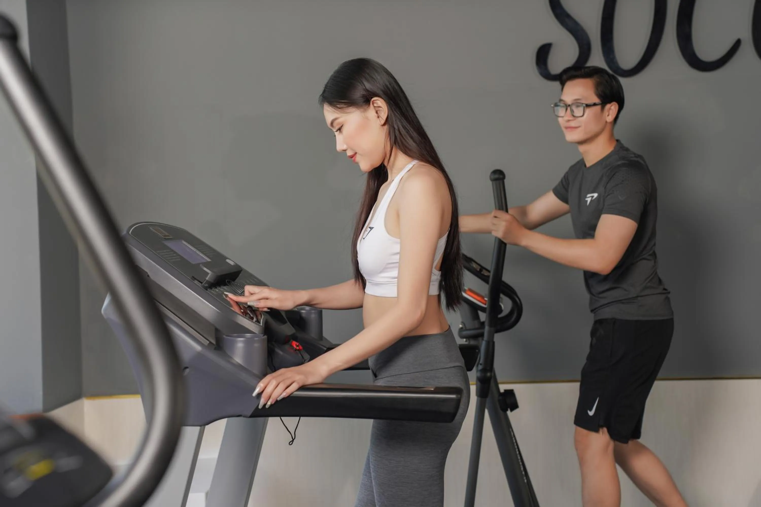 Fitness centre/facilities in Hotel Soco