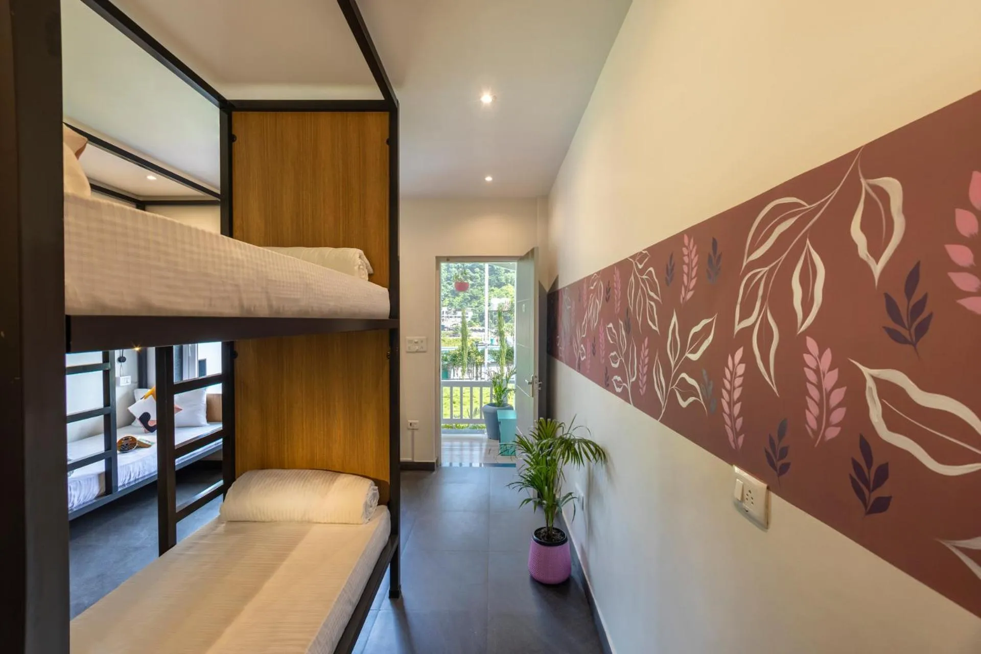 bunk bed in Zostel Plus Rishikesh, Mohanchatti