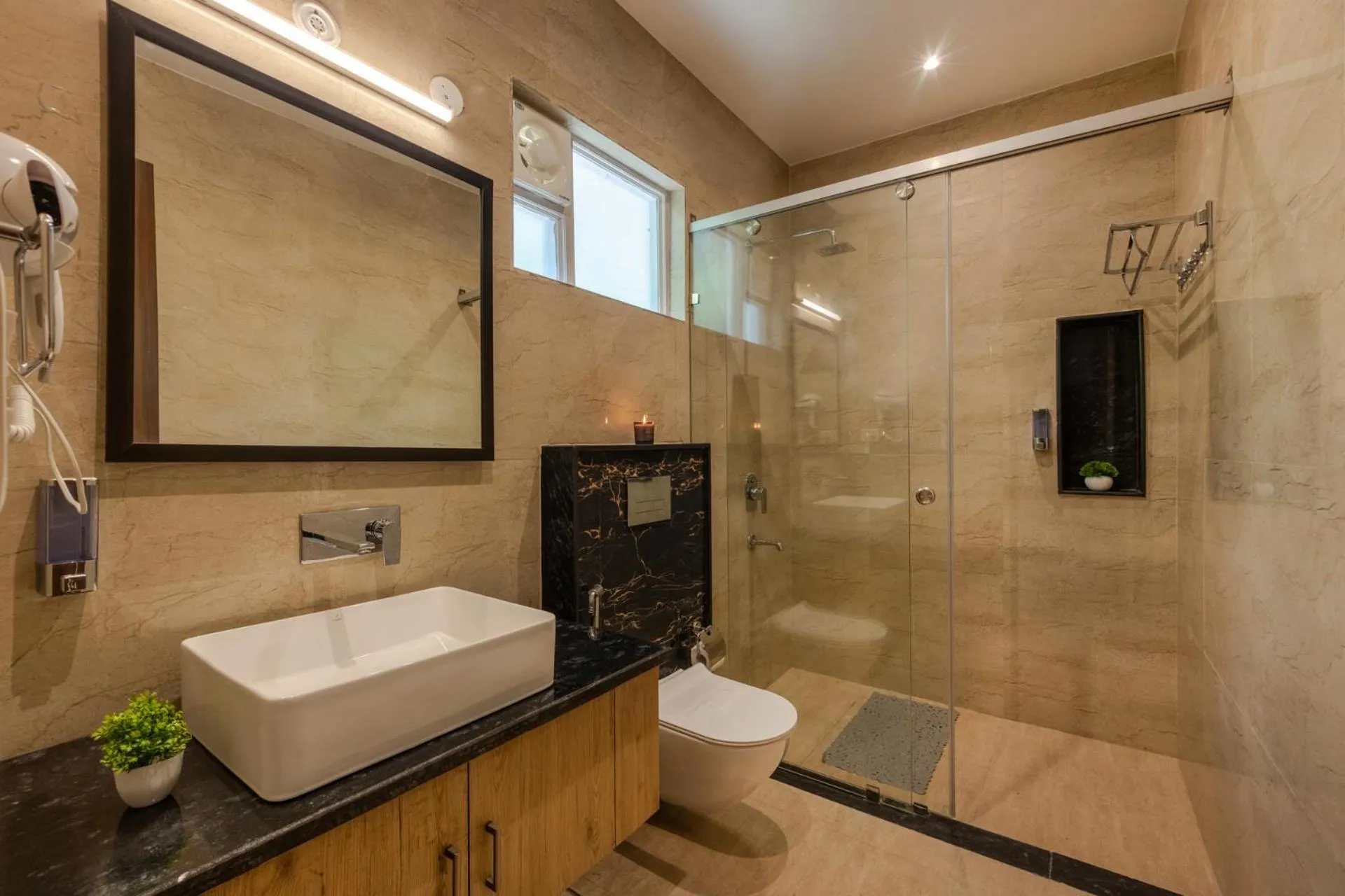 Bathroom in Zostel Plus Rishikesh, Mohanchatti