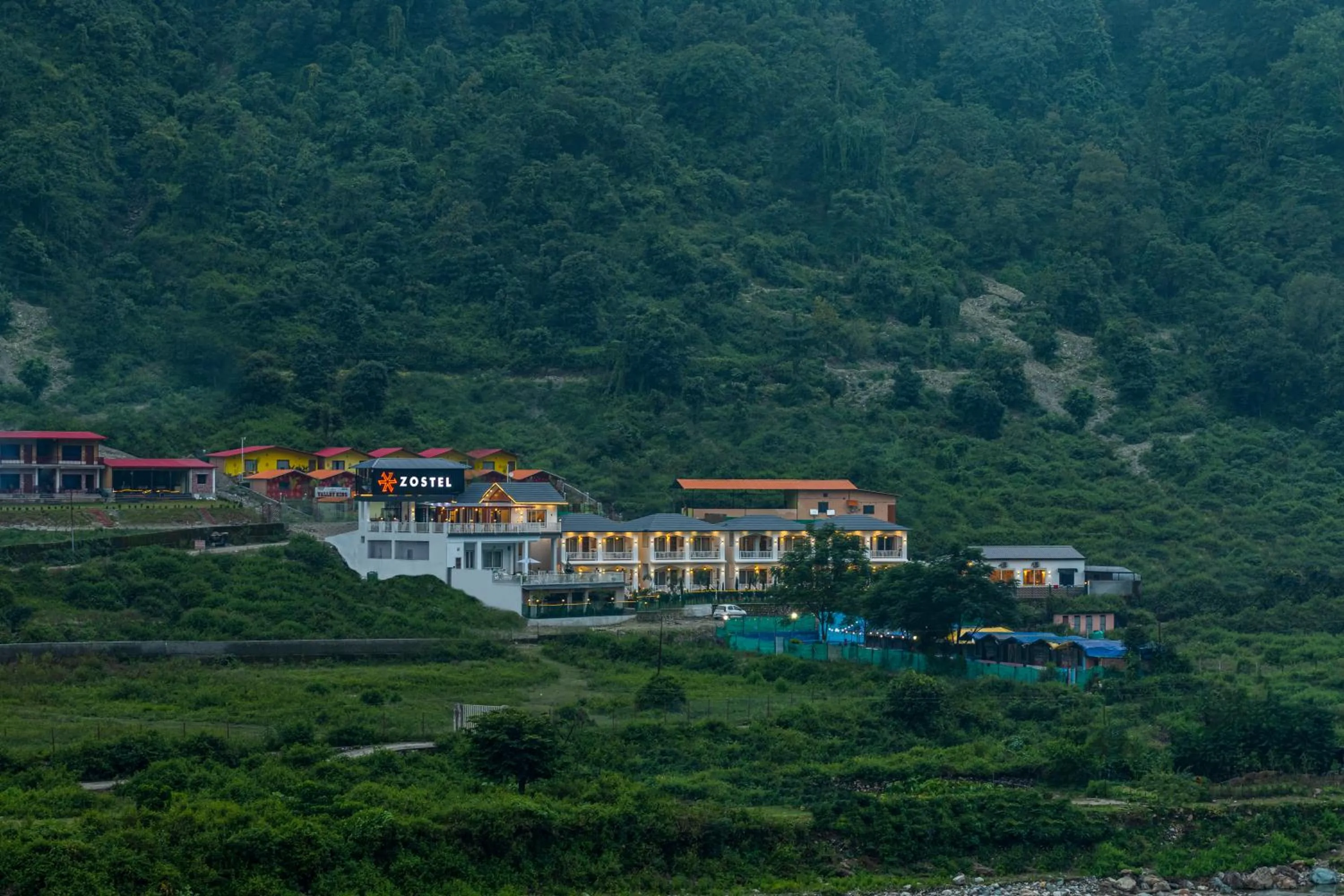 Property building in Zostel Plus Rishikesh, Mohanchatti