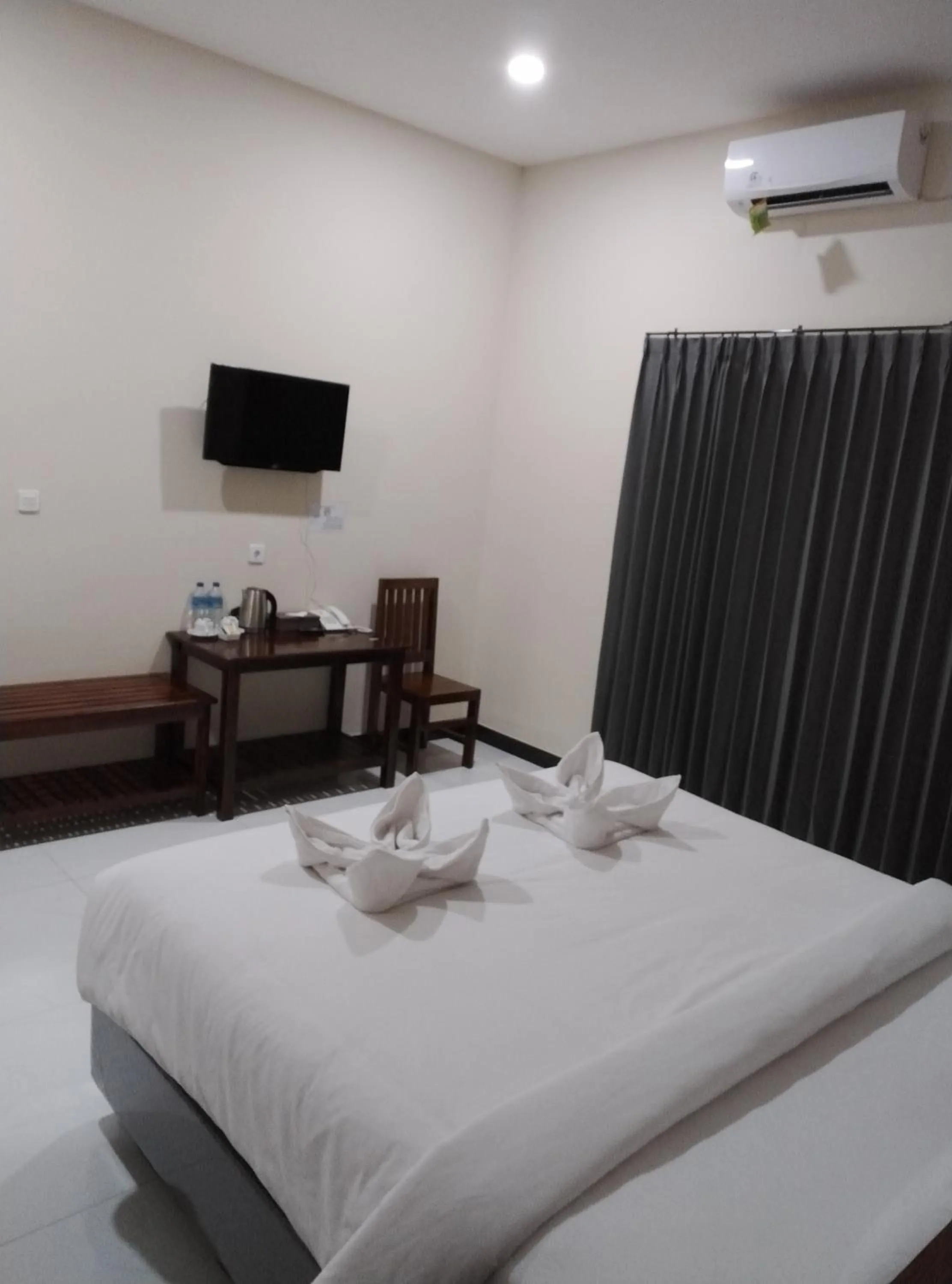 Bed in Palm bajo hotel